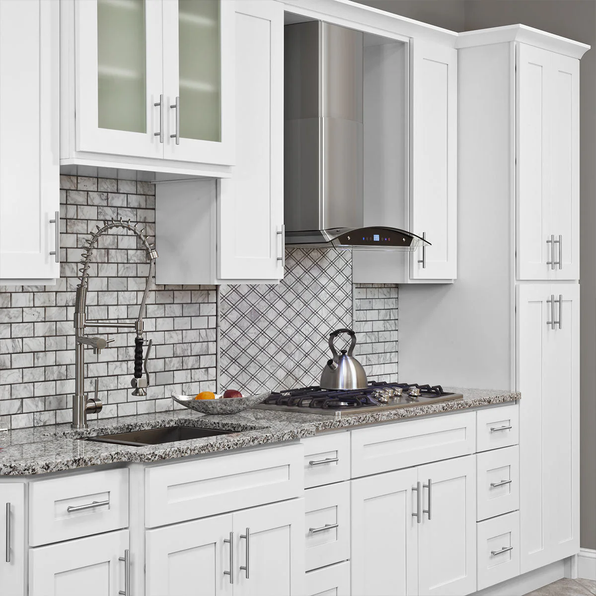 Wall decorative door WDD1242 Alpina White LessCare 12 in. width 42 in. height - Image 2