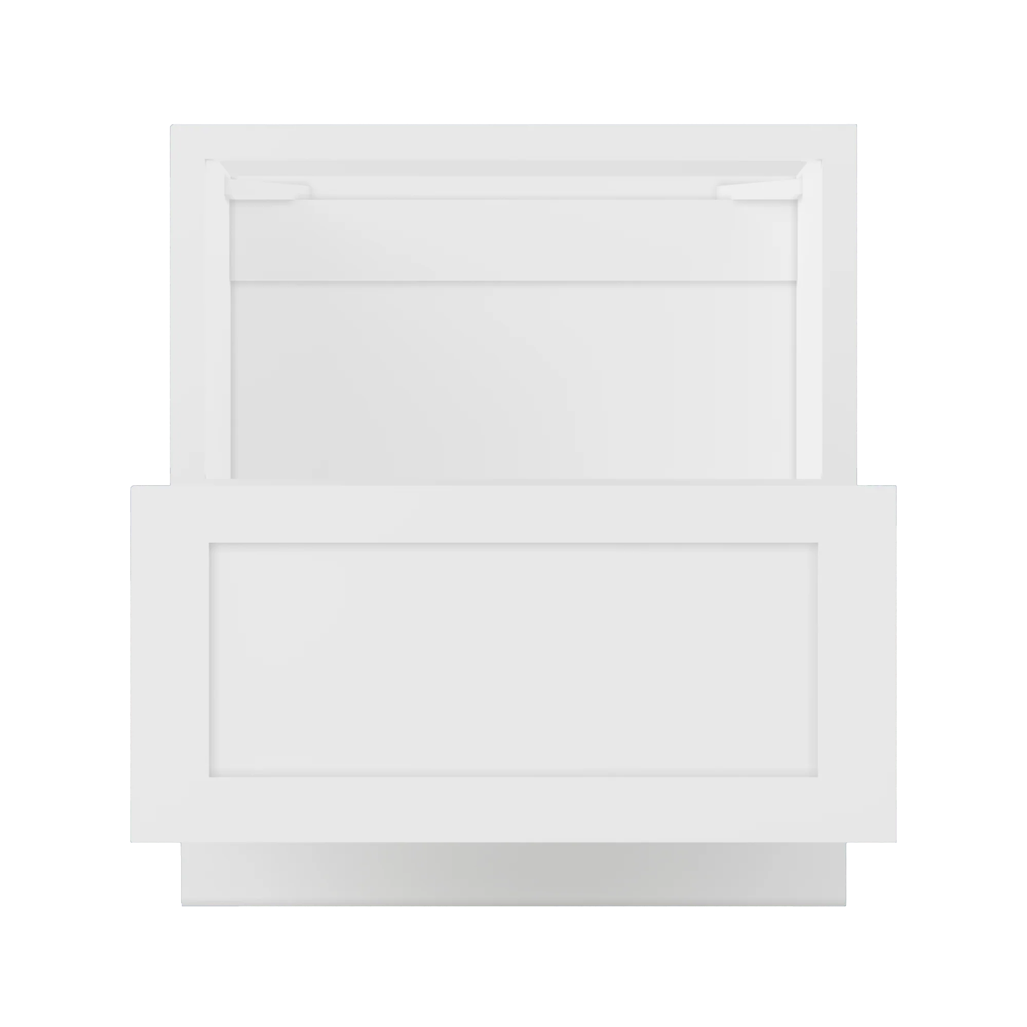 Base microwave cabinet with one drawer BMC30 Alpina White LessCare 30 in. width 34.5 in. height 24 in. depth - Image 5