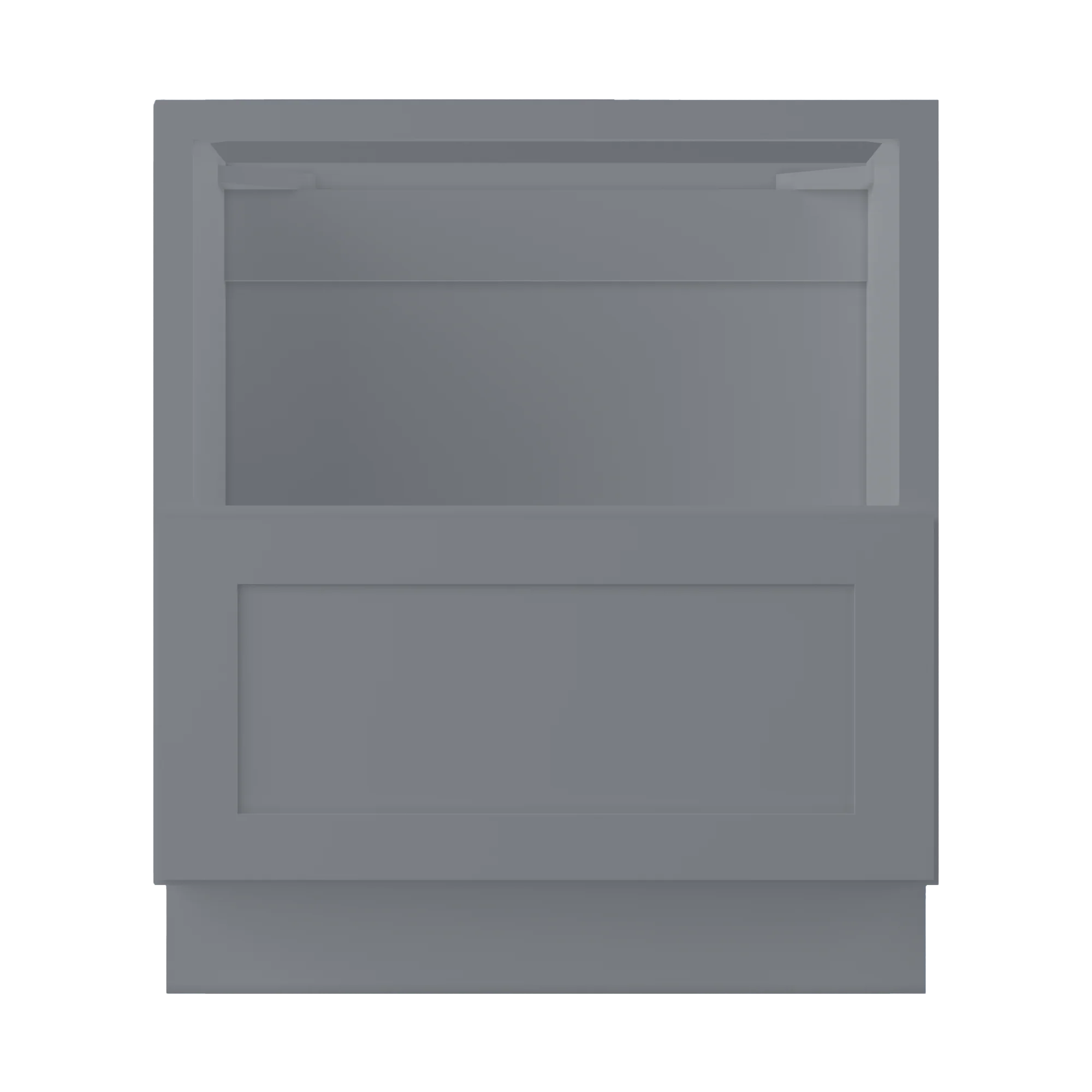 Base microwave cabinet with one drawer BMC30Colonial Gray LessCare 30 in. width 34.5 in. height 24 in. depth - Image 3
