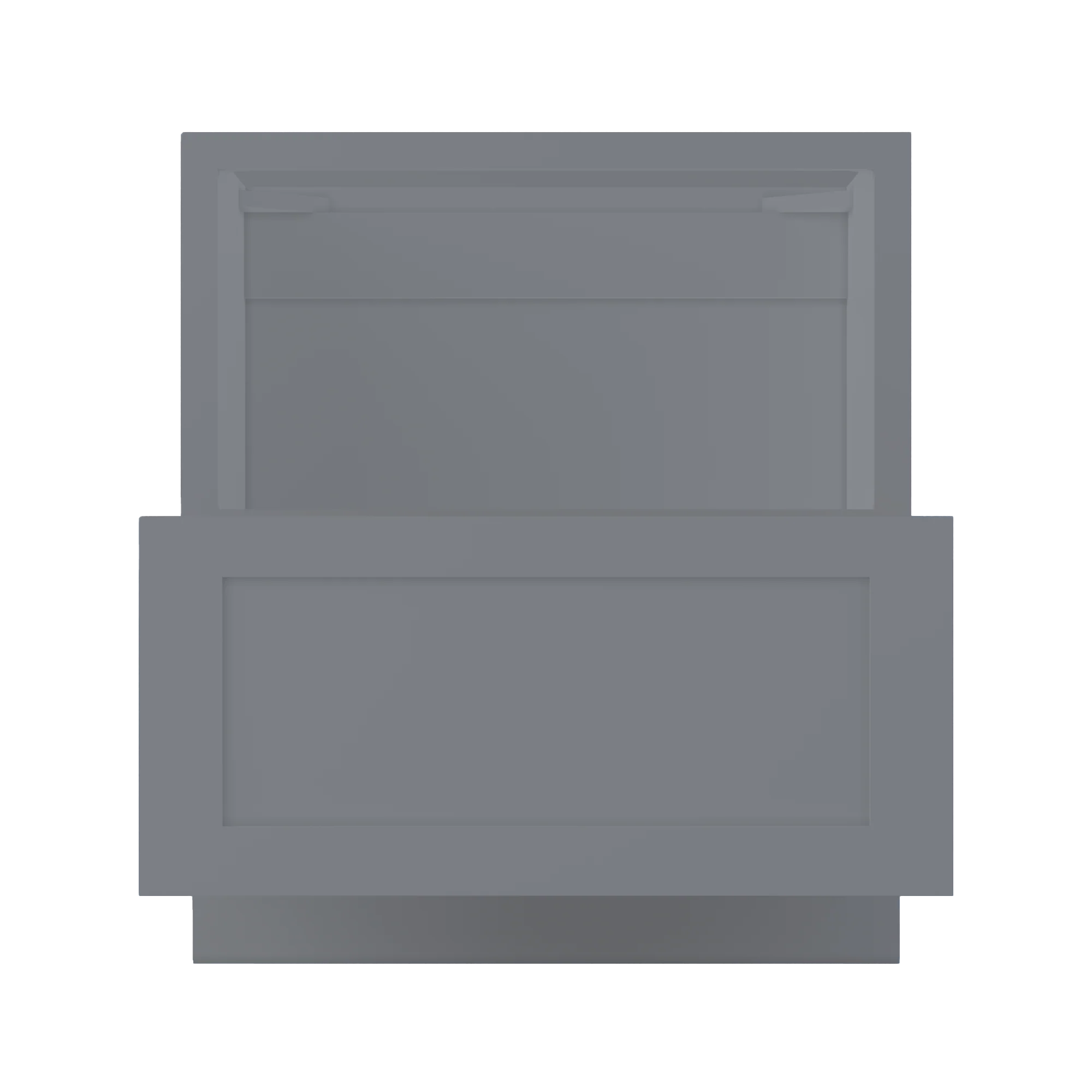 Base microwave cabinet with one drawer BMC30Colonial Gray LessCare 30 in. width 34.5 in. height 24 in. depth - Image 5