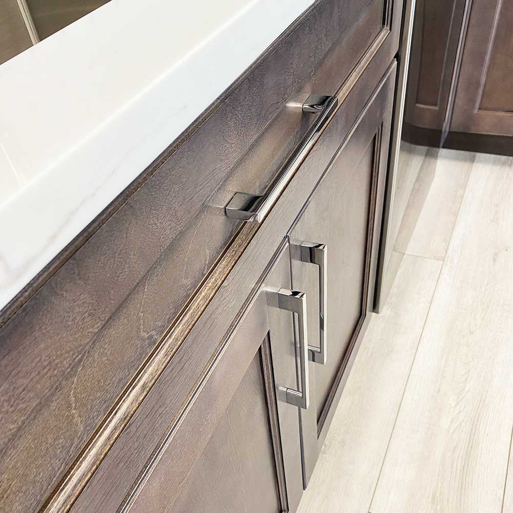 7 1/2" Chrome Cabinet Pull H8372-160C - Image 3
