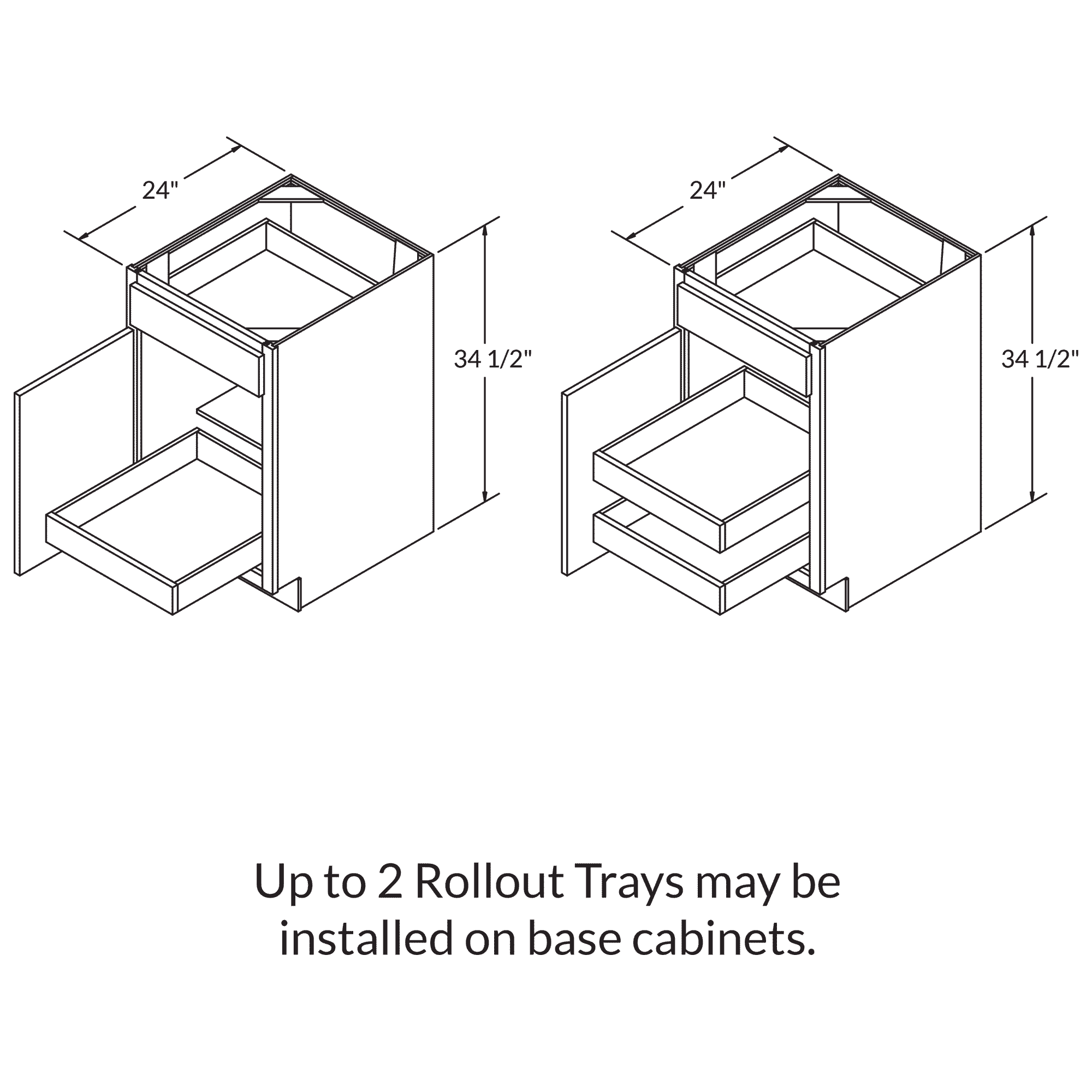 Rollout Cabinetry Drawer Upgrade for 18"W Cabinet - Image 3
