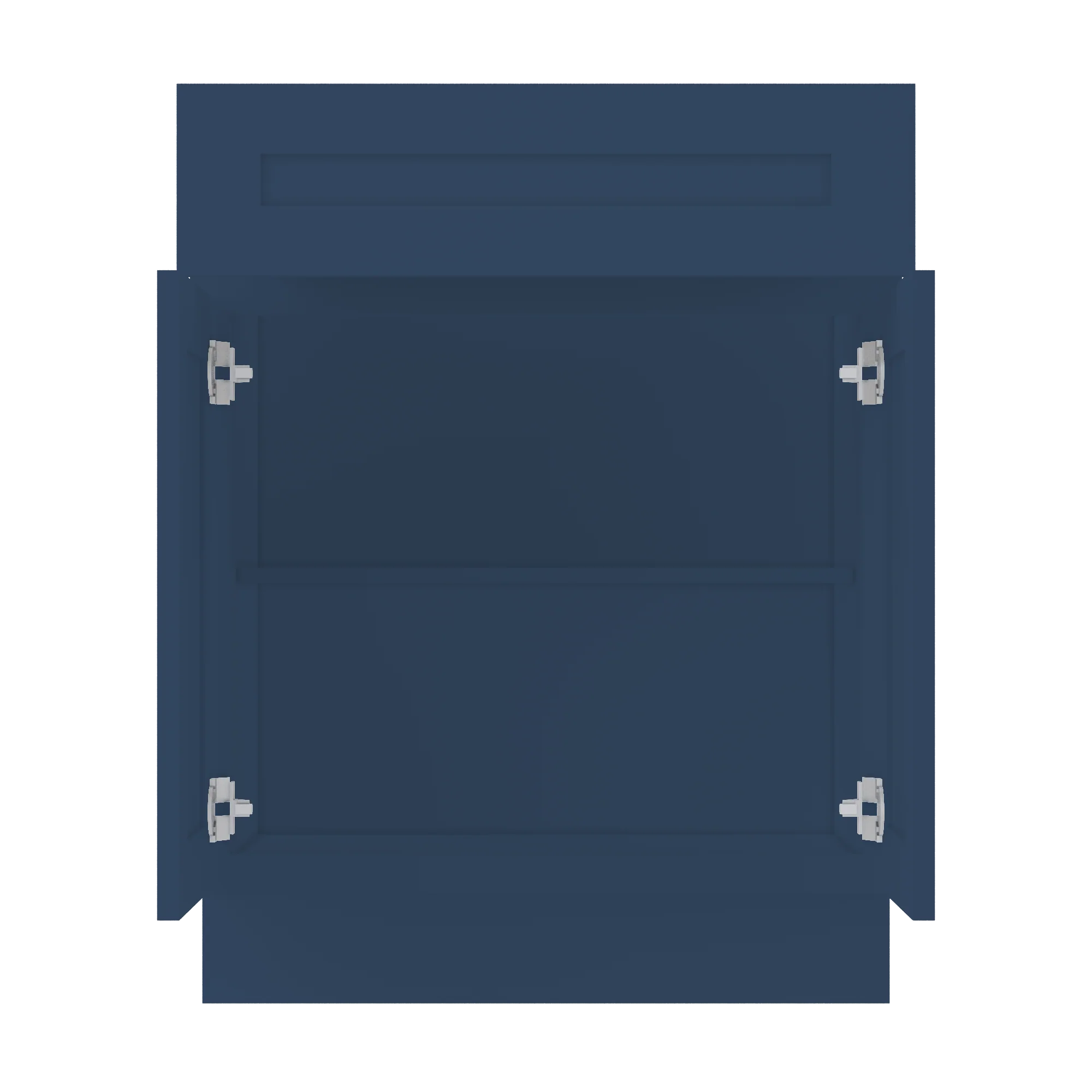 Base Kitchen Cabinet B27 Danbury Blue LessCare 27 in. width 34.5 in. height 24 in. depth - Image 5