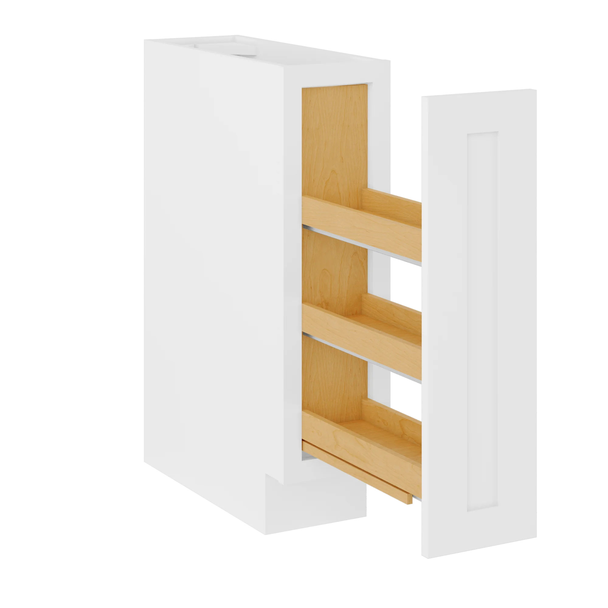 Base Kitchen Cabinet B09 Alpina White LessCare 9 in. width 34.5 in. height 24 in. depth - Image 3