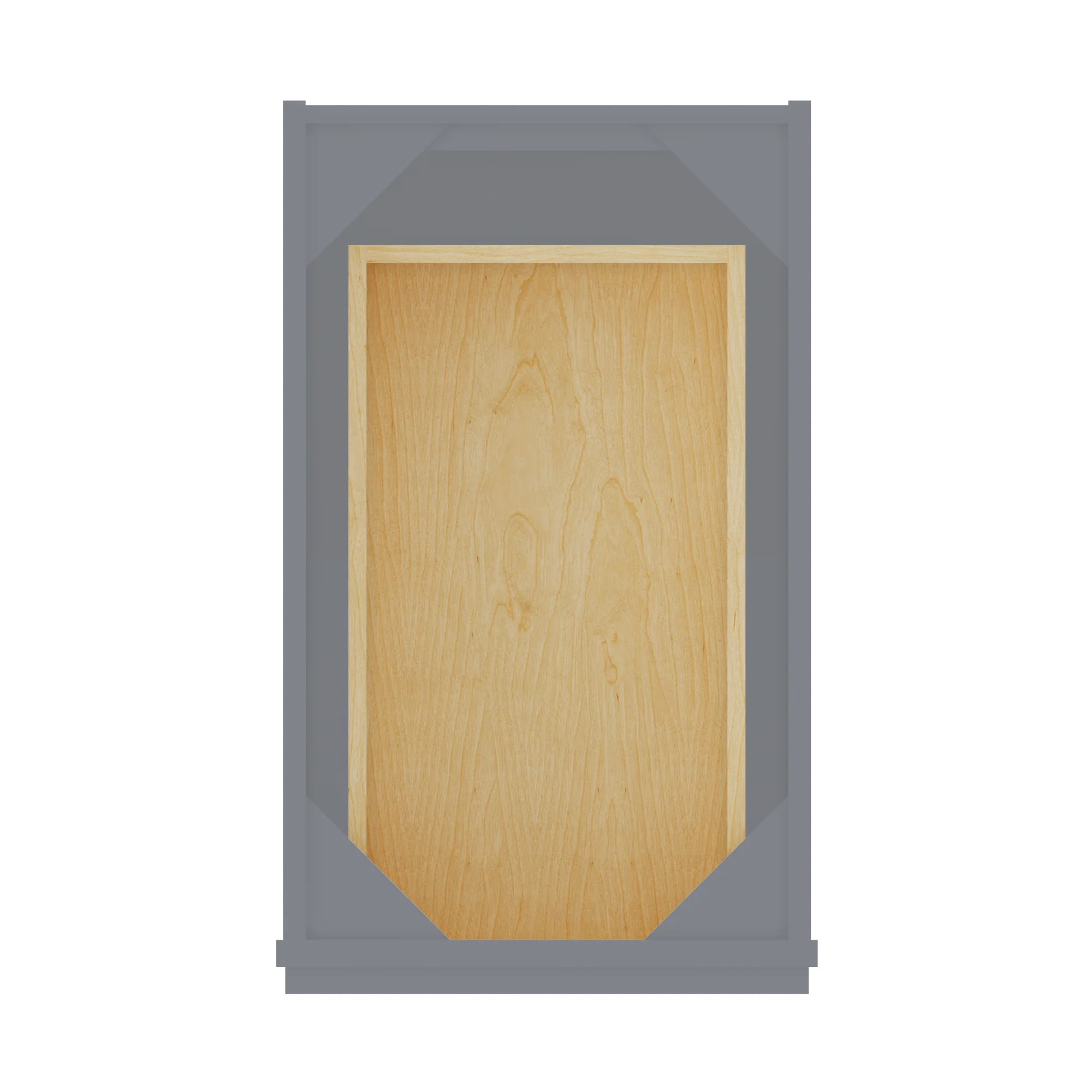 Base Kitchen Cabinet B15 Colonial Gray LessCare 15 in. width 34.5 in. height 24 in. depth - Image 6