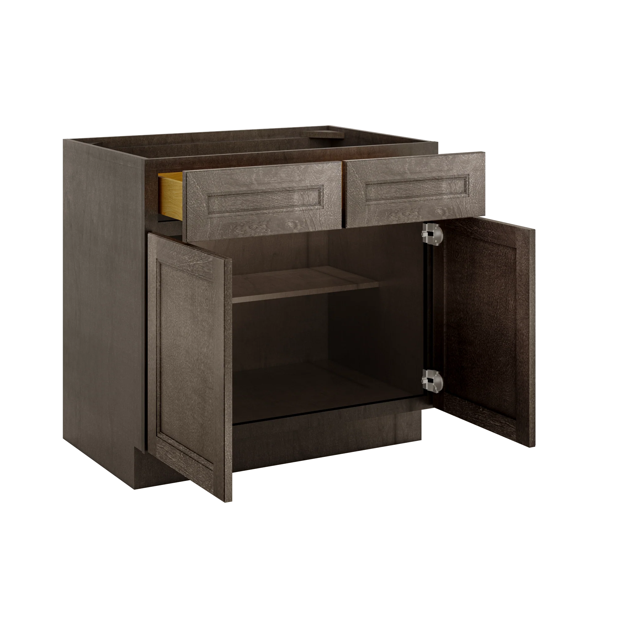 Base Kitchen Cabinet B36 Milan Slate 36 in. width 34.5 in. height 24 in. depth - Image 4