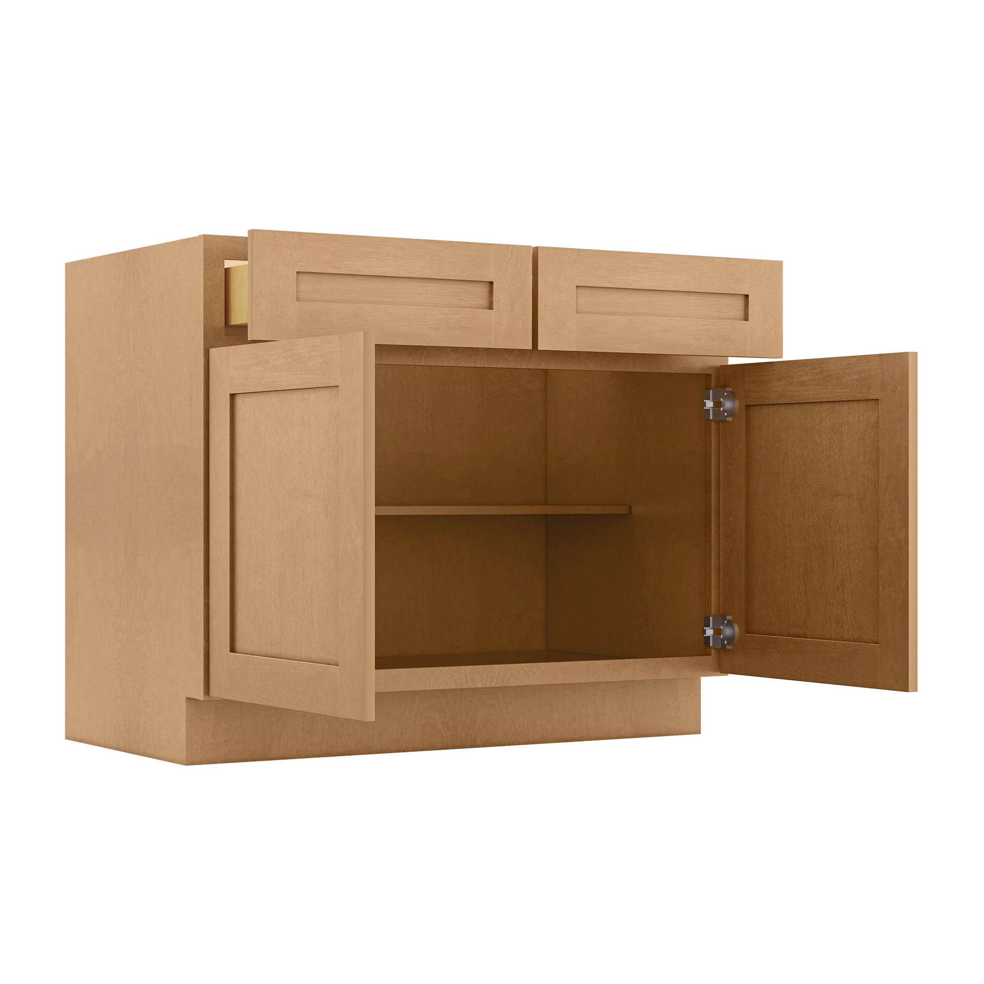 Base Kitchen Cabinet B42 Shaker Toffe 42 in. width 34.5 in. height 24 in. depth - Image 4