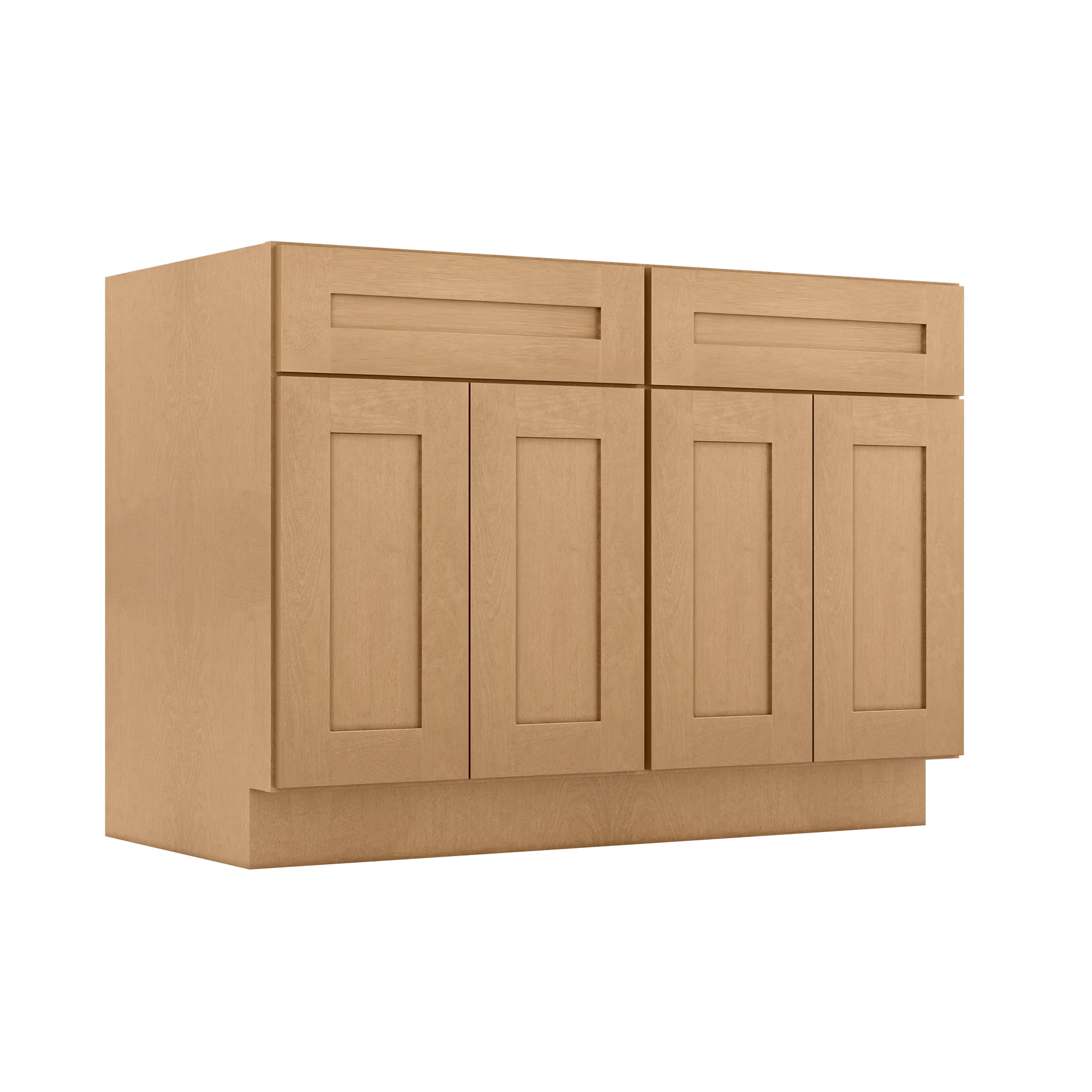 Base Kitchen Cabinet B48 Shaker Toffee 48 in. width 34.5 in. height 24 in. depth - Image 2