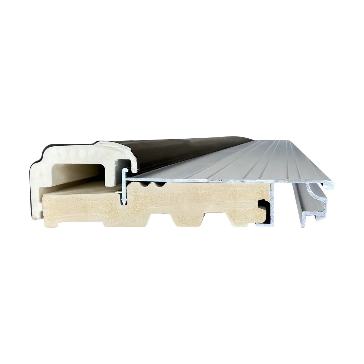 32 in. x 80 in. 15-Lite Clear Unfinished White Prehung Fiberglass Exterior Door - Image 4