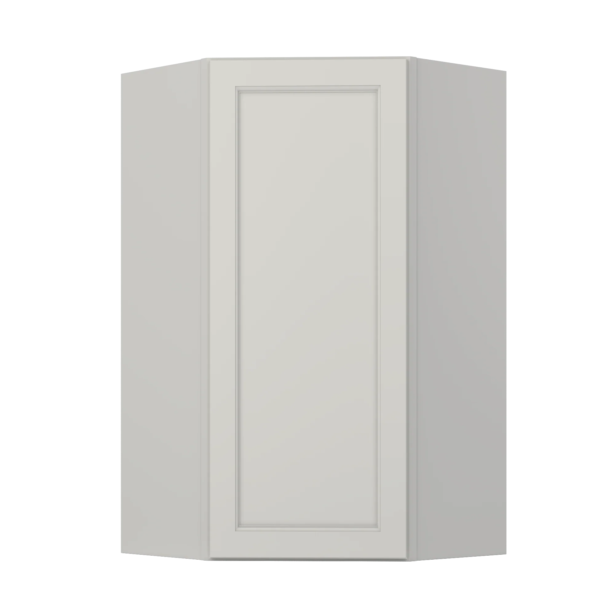 Diagonal Corner Kitchen Cabinet DC2442 Milan Pearl 24 in. width 42 in. height 12 in. depth - Image 3