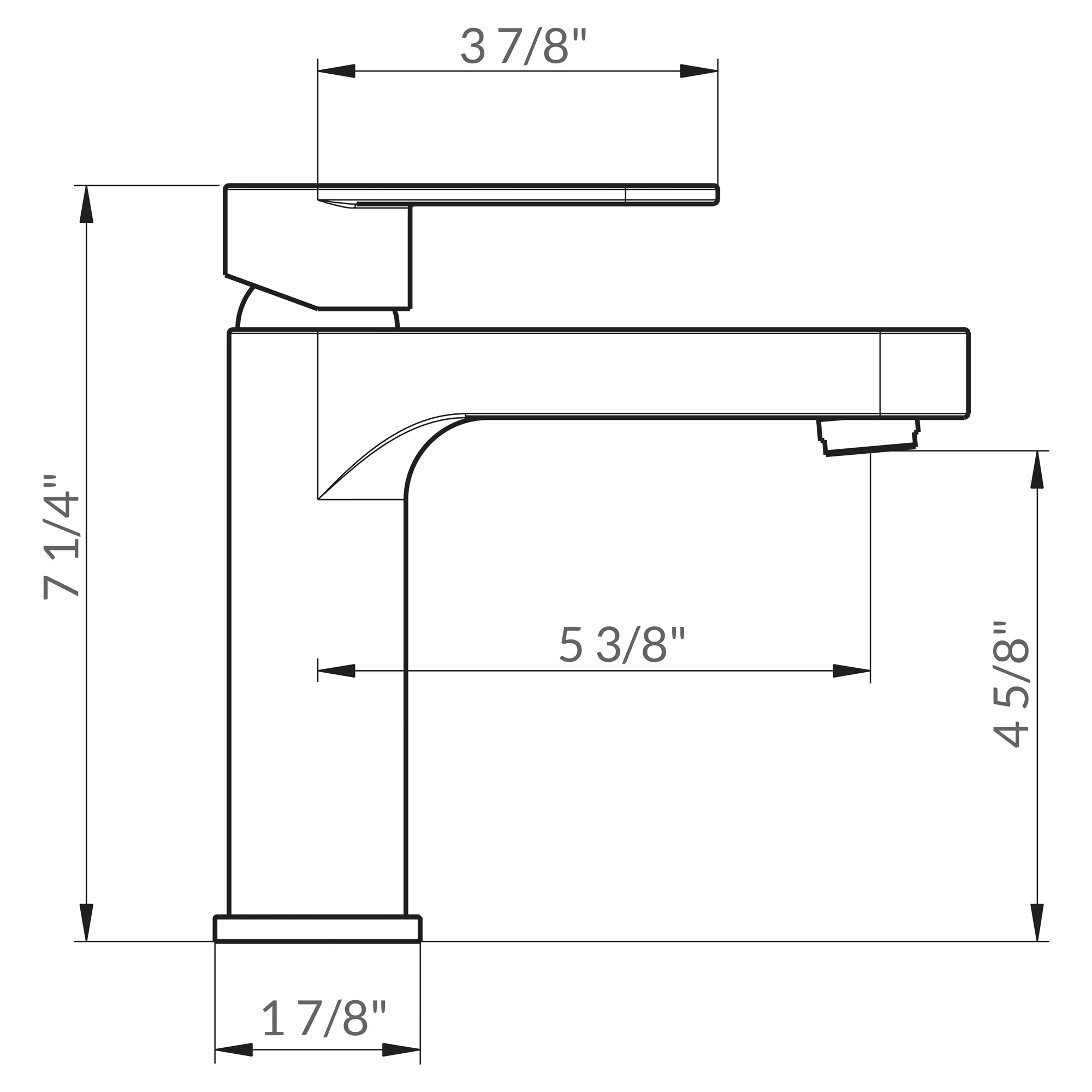 Modern Bathroom Faucet LB15B - Image 3