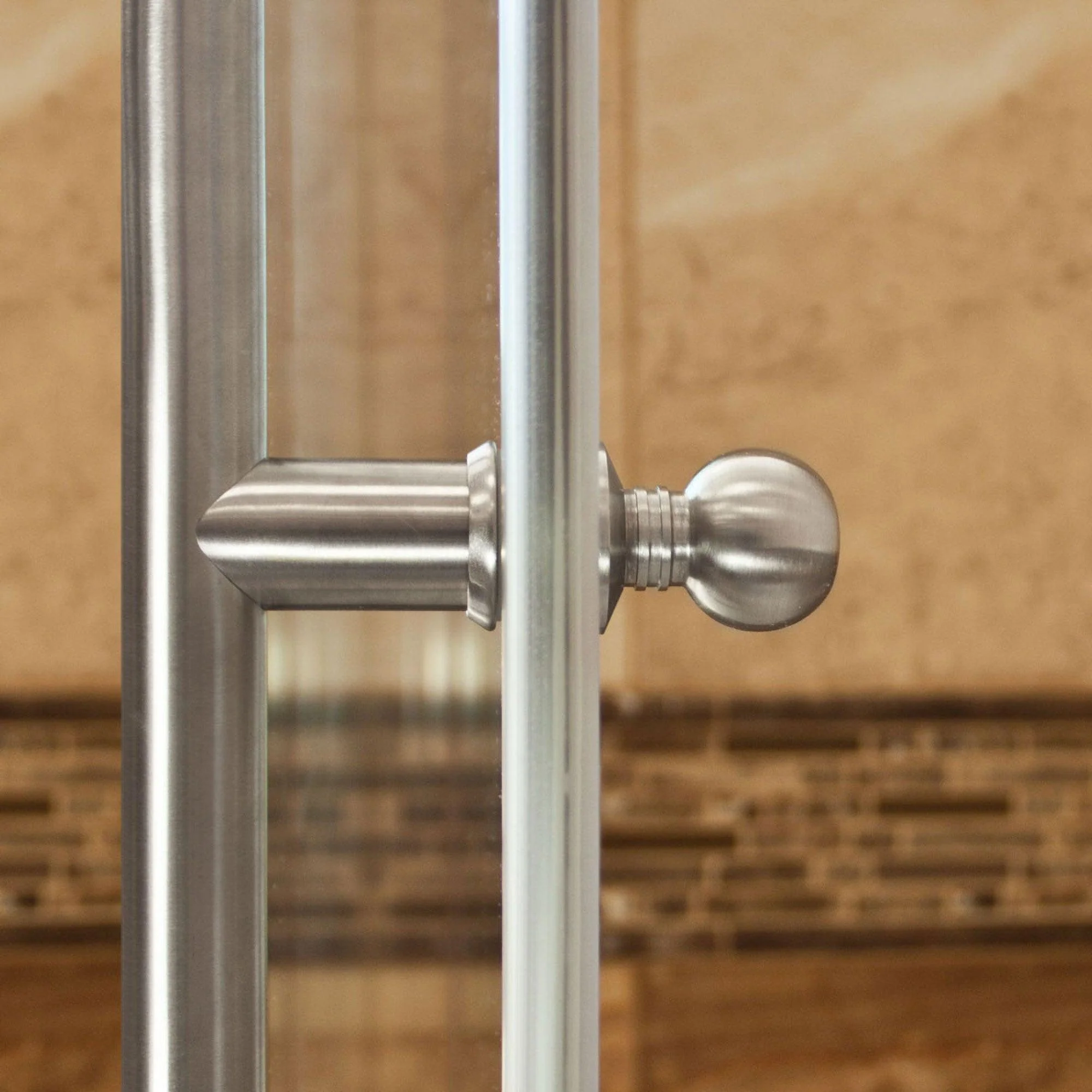 56-60 W x 79 H  Sliding Shower Door ULTRA-D Brushed Nickel - Image 7