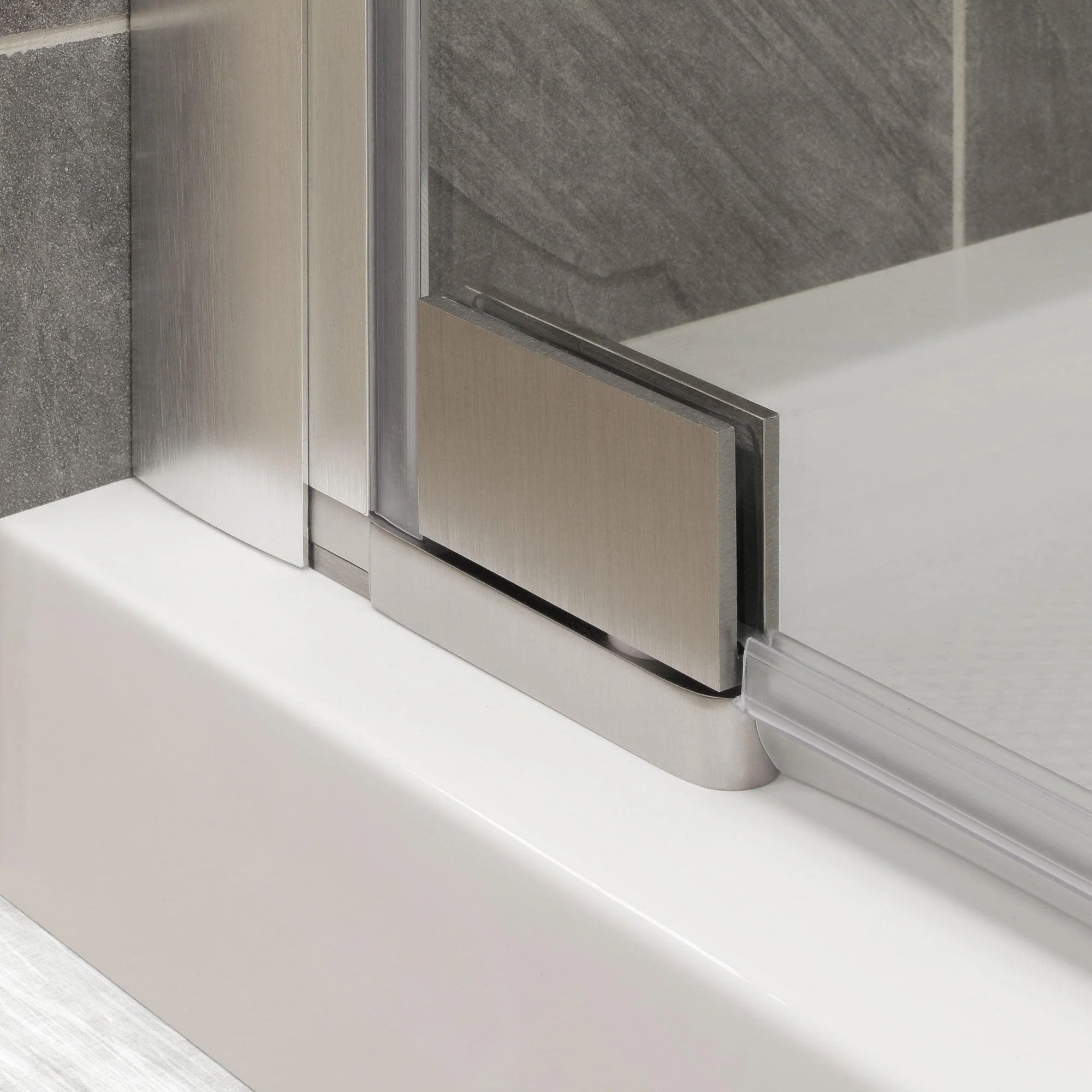 34-35 W x 72 H  Swing-Out Shower Door ULTRA-G Brushed Nickel - Image 7