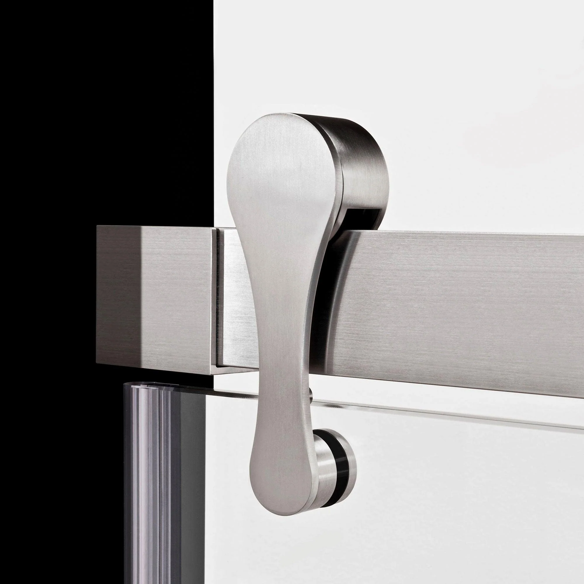 57 1/2-60 W x 62 H  Bypass Sliding Bathtub Door ULTRA-H Brushed Nickel - Image 5