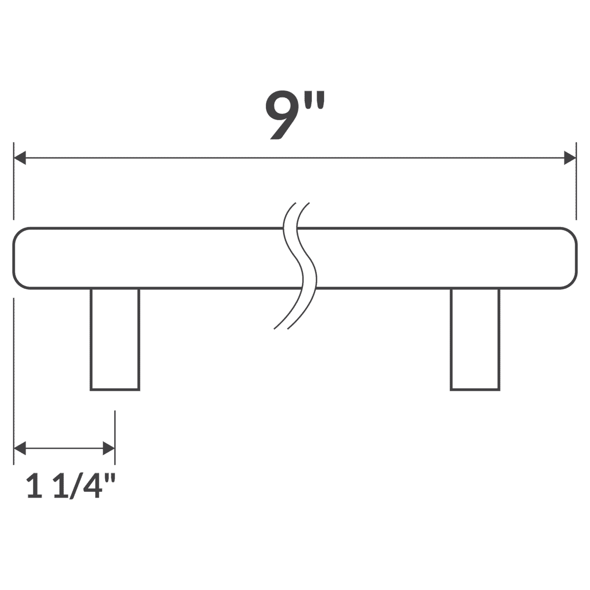 9" Door Pull LDH-9G Gold - Image 3