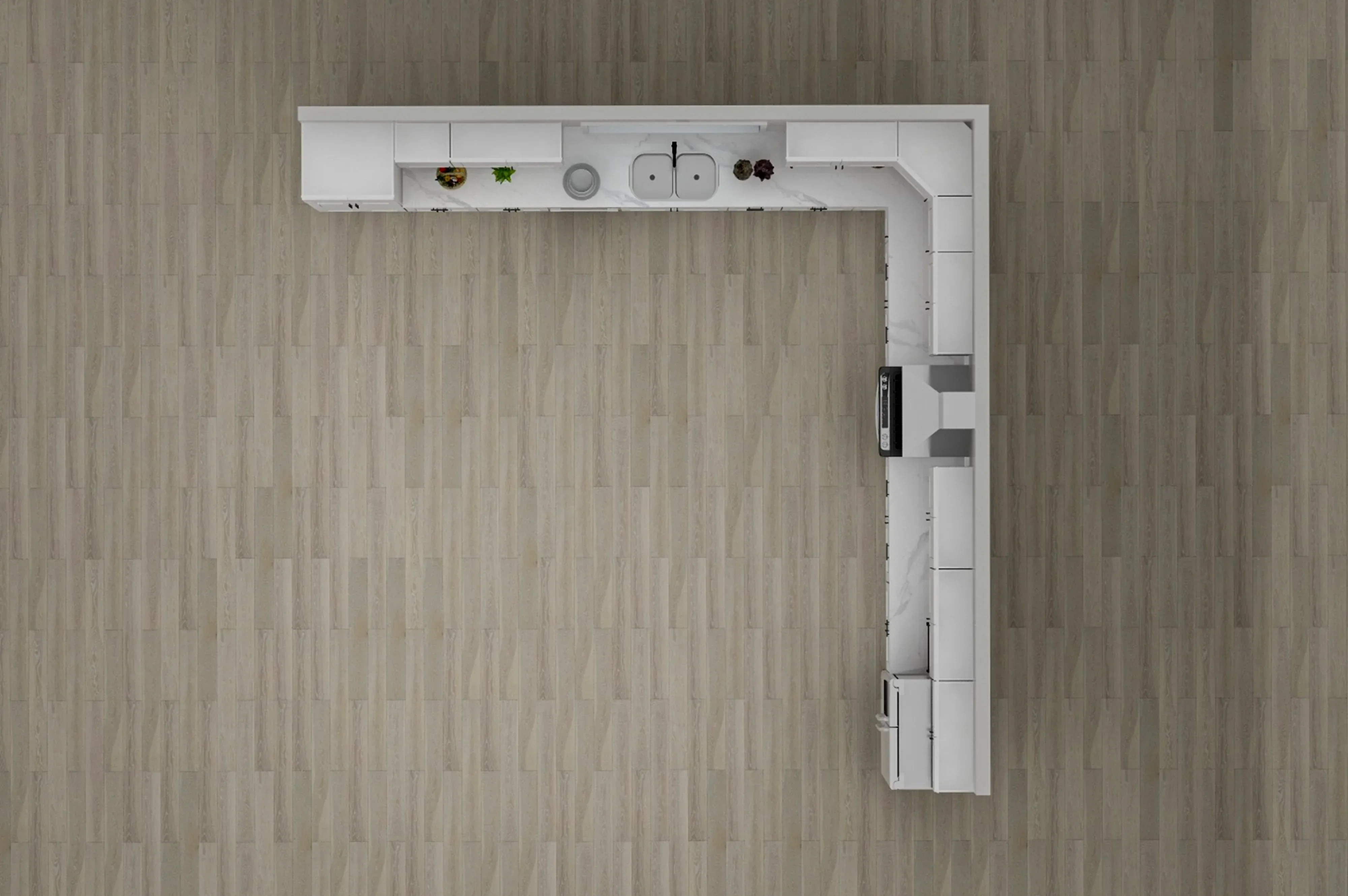 Lesscare Alpina White 18x18  Kitchen - Image 4
