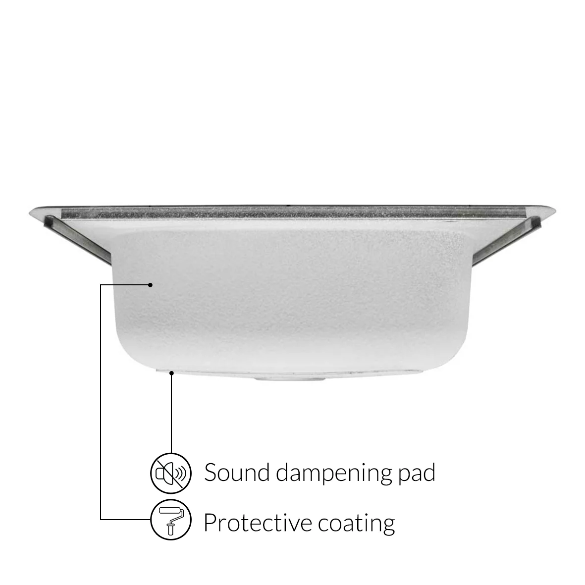 33 in. Drop-In 50/50 Double Bowl 20 Gauge Stainless Steel Kitchen Sink LTD64 - Image 3