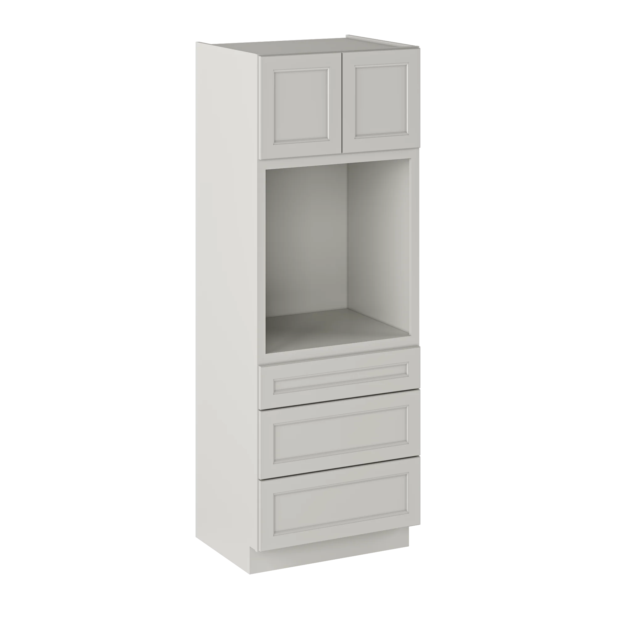 Oven Kitchen Cabinet OC3084 Milan Pearl 30 in. width 84 in. height 24 in. depth - Image 2
