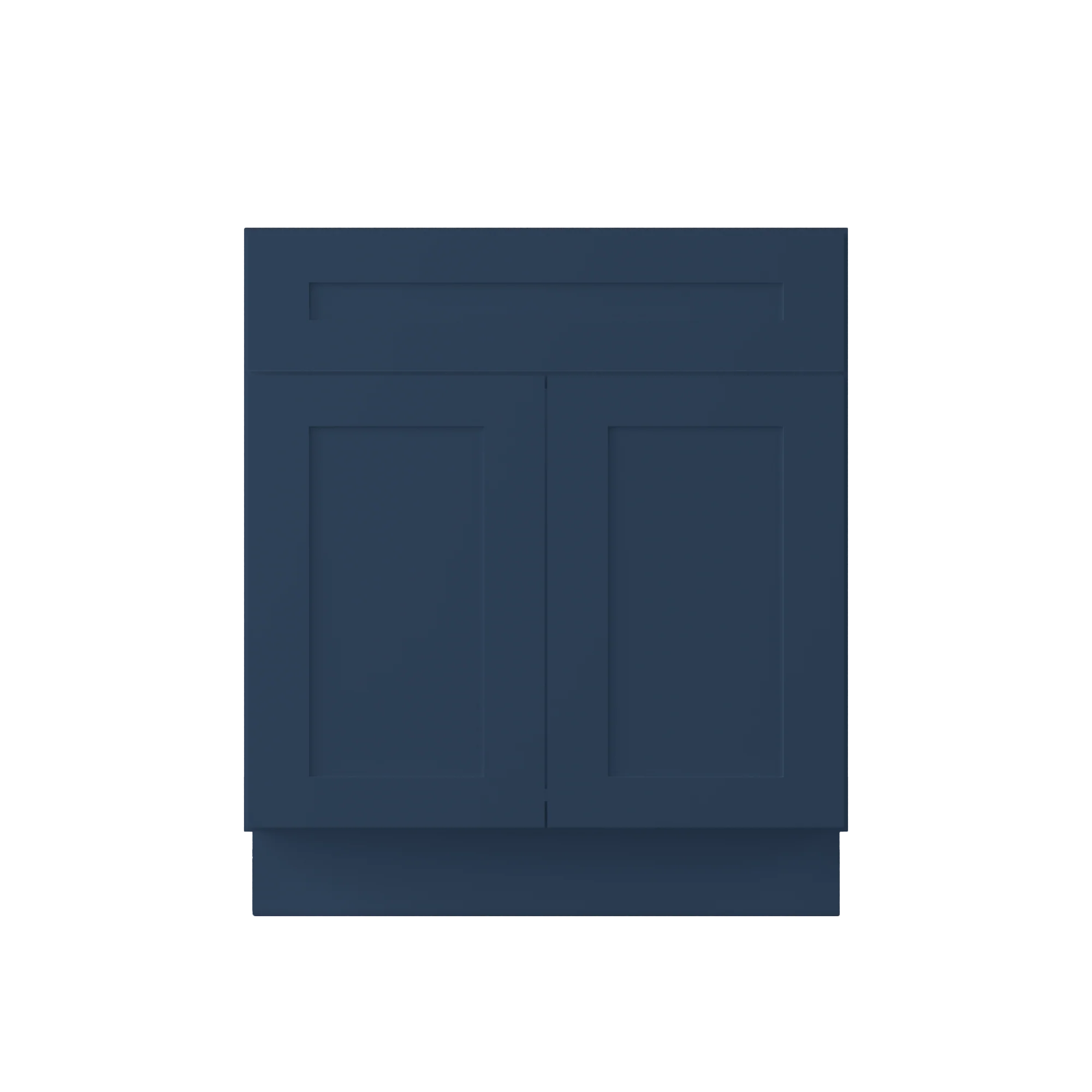 Sink Base Kitchen Cabinet SB30 Danbury Blue LessCare 30 in. width 34.5 in. height 24 in. depth - Image 3