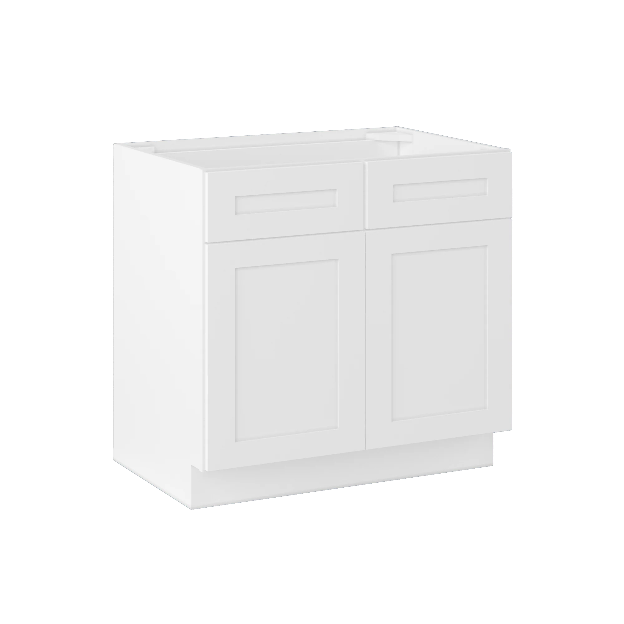 Sink Base Kitchen Cabinet SB36 Alpina White LessCare 36 in. width 34.5 in. height 24 in. depth - Image 2