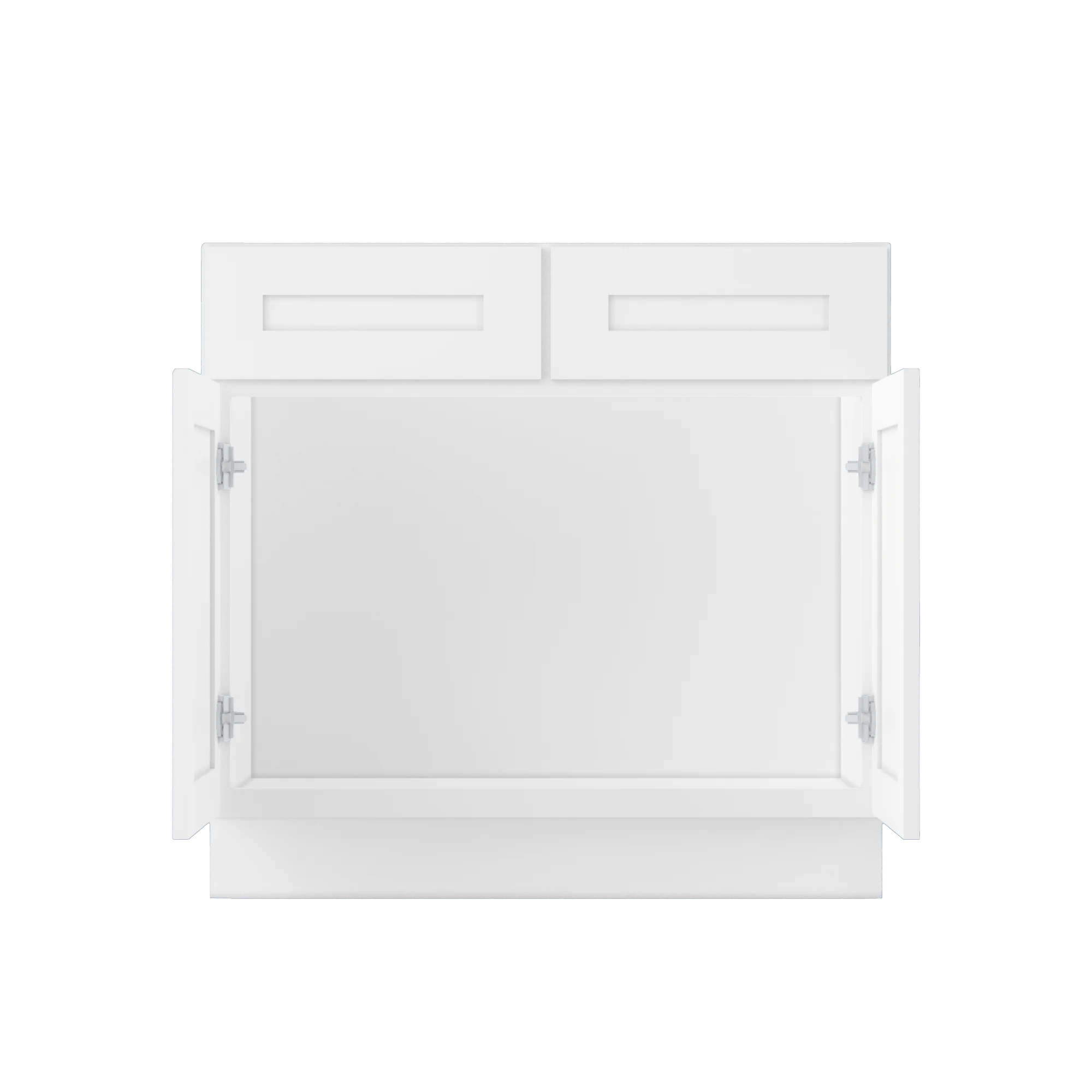 Sink Base Kitchen Cabinet SB36 Alpina White LessCare 36 in. width 34.5 in. height 24 in. depth - Image 5