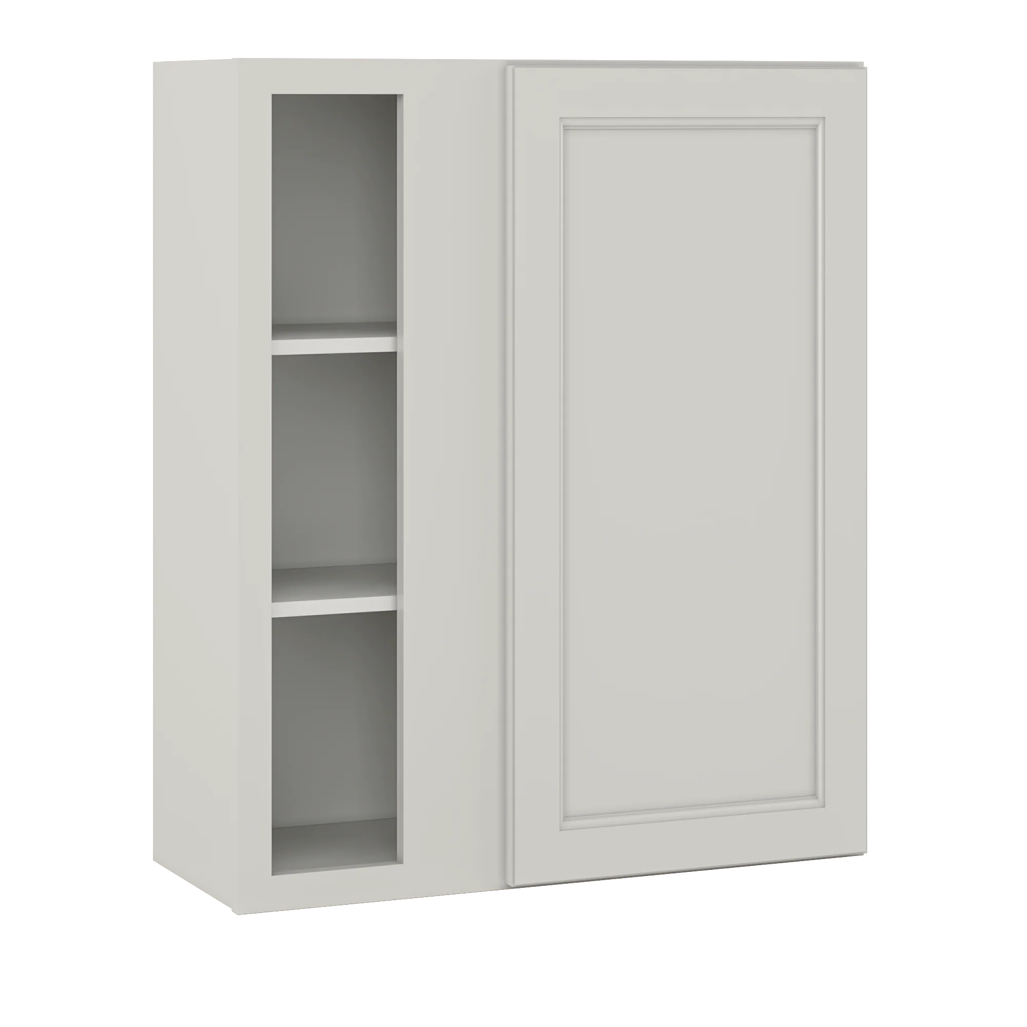 Square Corner Wall Blind Reversible Kitchen Cabinet SC3036 Milan Pearl 30 in. width 36 in. height 12 in. depth - Image 2