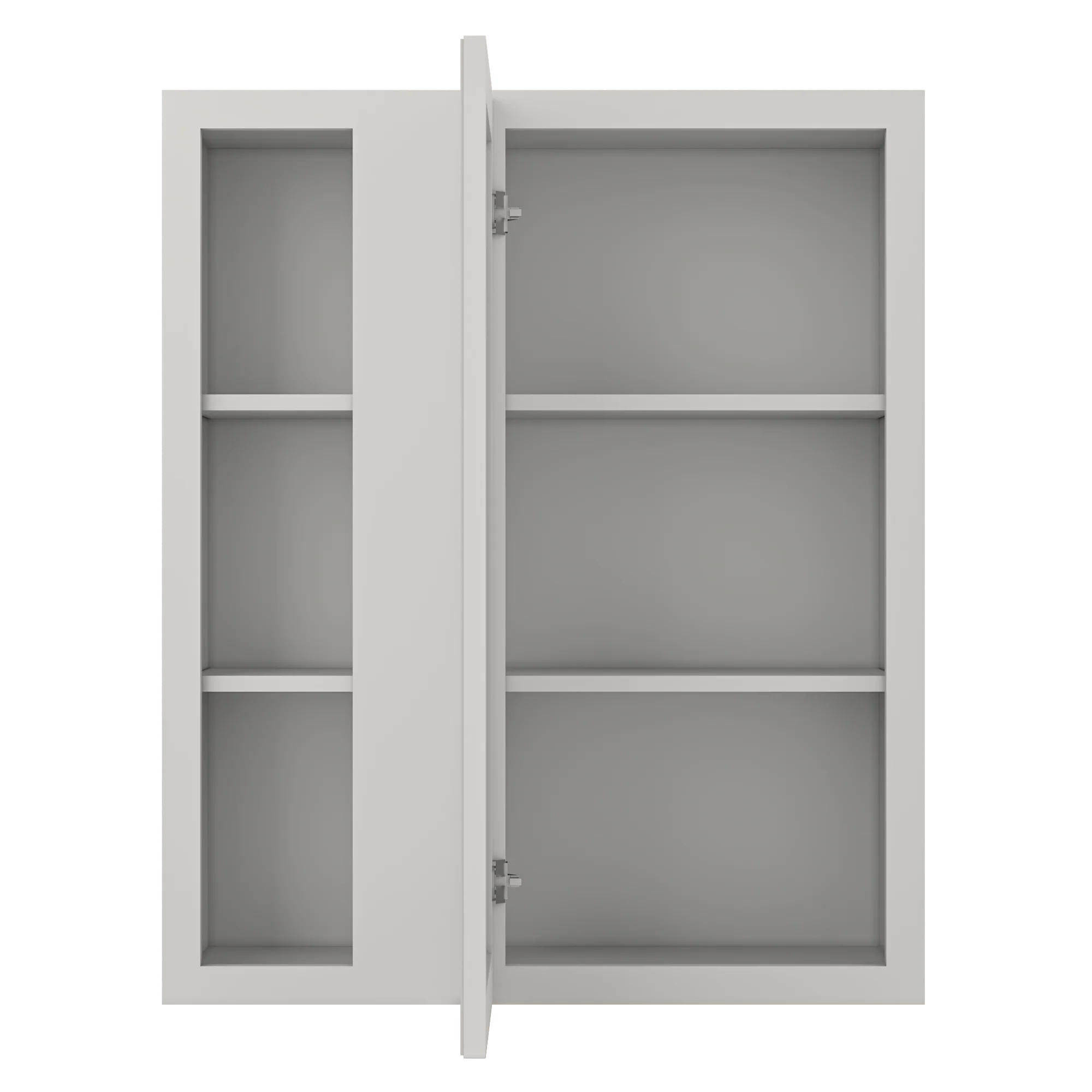 Square Corner Wall Blind Reversible Kitchen Cabinet SC3036 Milan Pearl 30 in. width 36 in. height 12 in. depth - Image 5