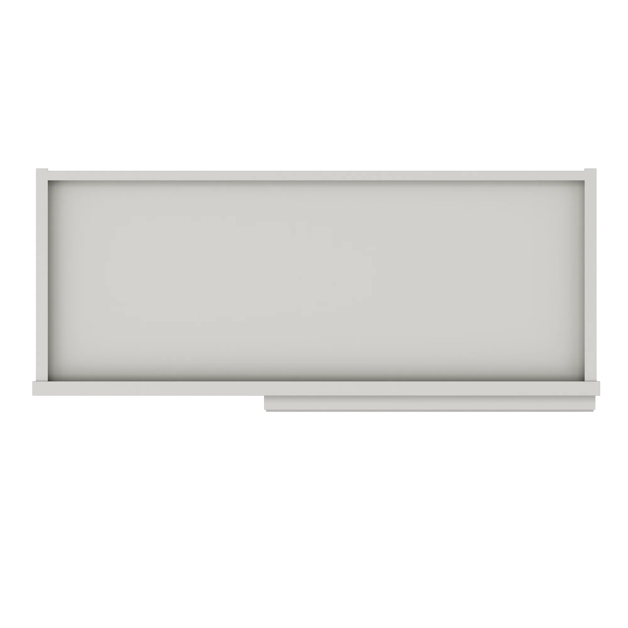 Square Corner Wall Blind Reversible Kitchen Cabinet SC3036 Milan Pearl 30 in. width 36 in. height 12 in. depth - Image 6