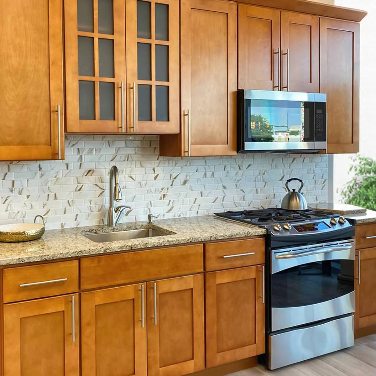 Square Corner Wall Blind Reversible Kitchen Cabinet SC3036 Newport LessCare 30 in. width 36 in. height 12 in. depth - Image 3