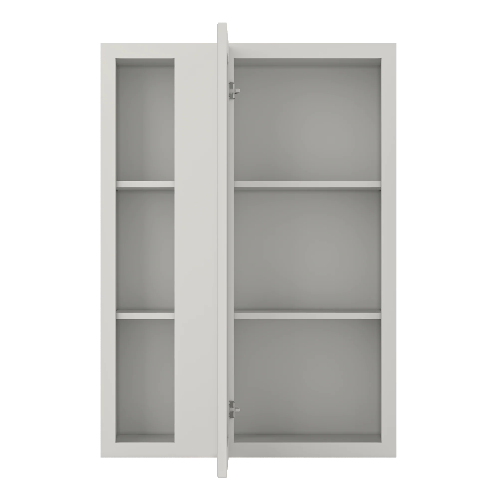 Square Corner Wall Blind Reversible Kitchen Cabinet SC3042 Milan Pearl30 in. width 42 in. height 12 in. depth - Image 5