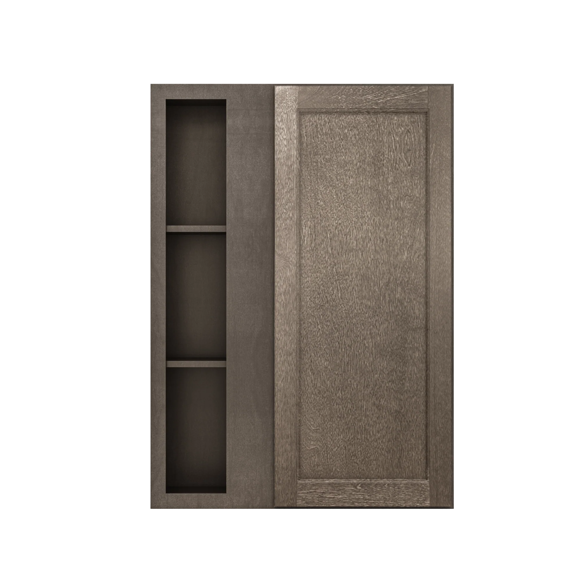 Square Corner Wall Blind Reversible Kitchen Cabinet SC3042 Milan Slate30 in. width 42 in. height 12 in. depth - Image 3