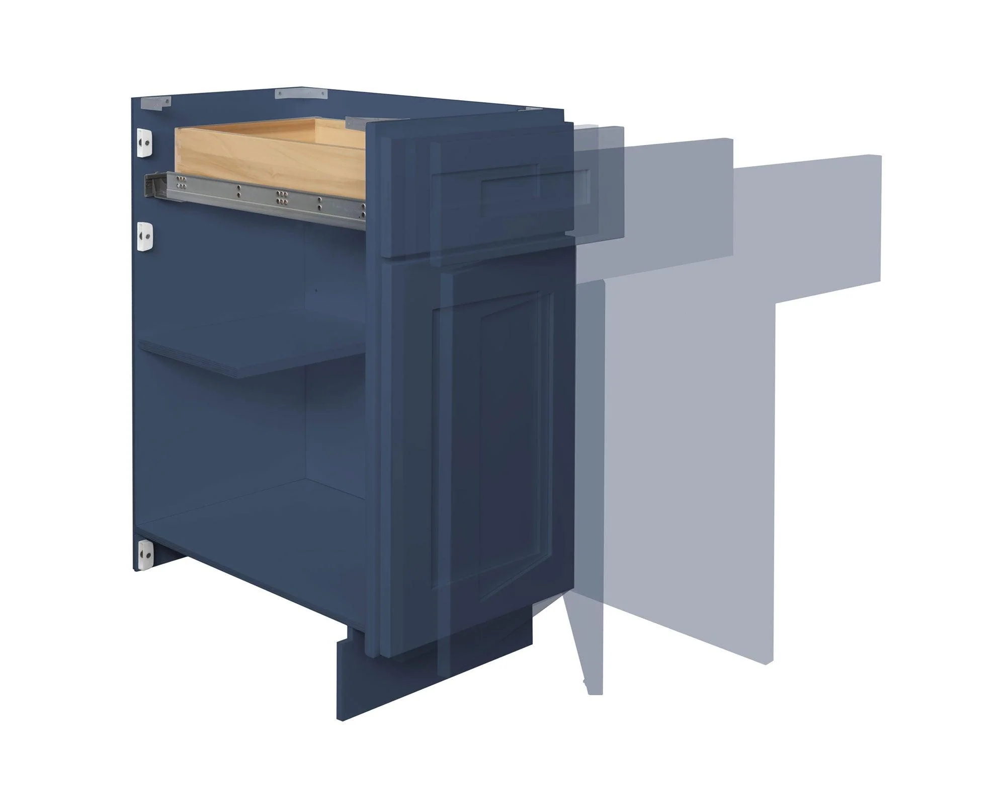 Toe Kick Molding TOE KICK Danbury Blue LessCare 4.5 in. height 96 in. depth - Image 6
