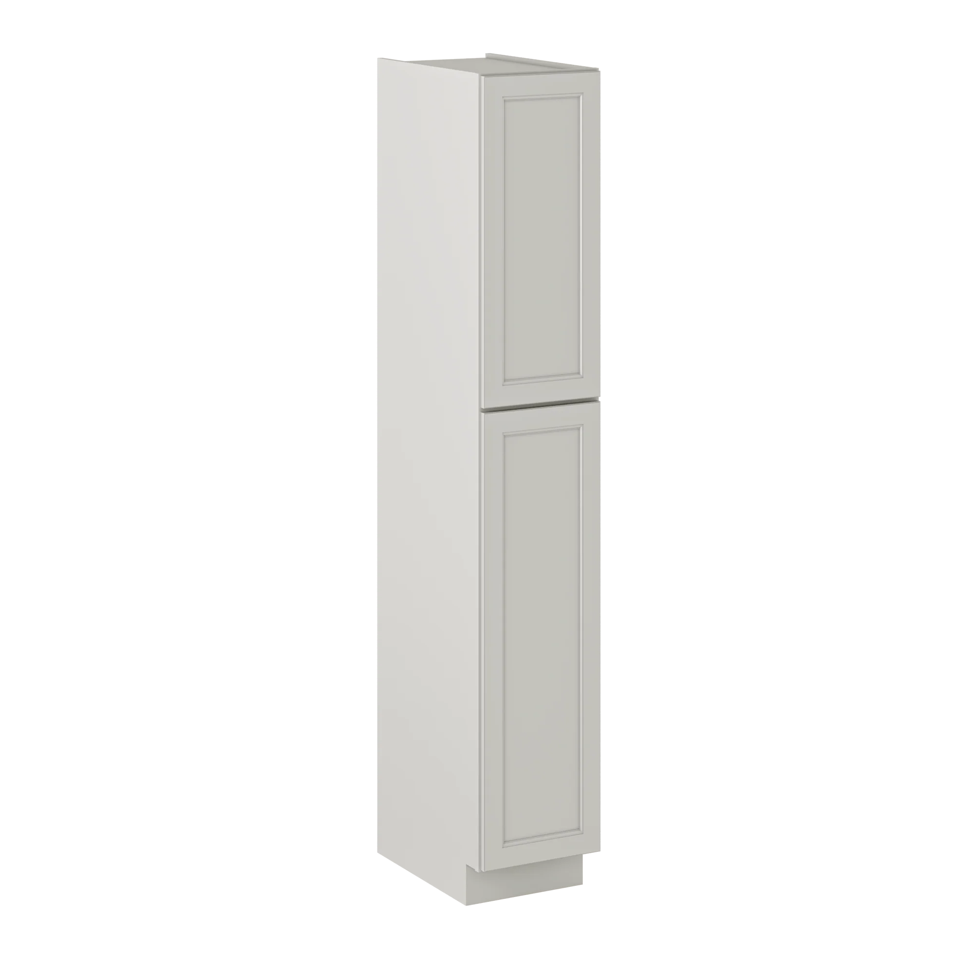 Utility Kitchen Cabinet U1590 Milan Pearl 15 in. width 90 in. height 24 in. depth - Image 2