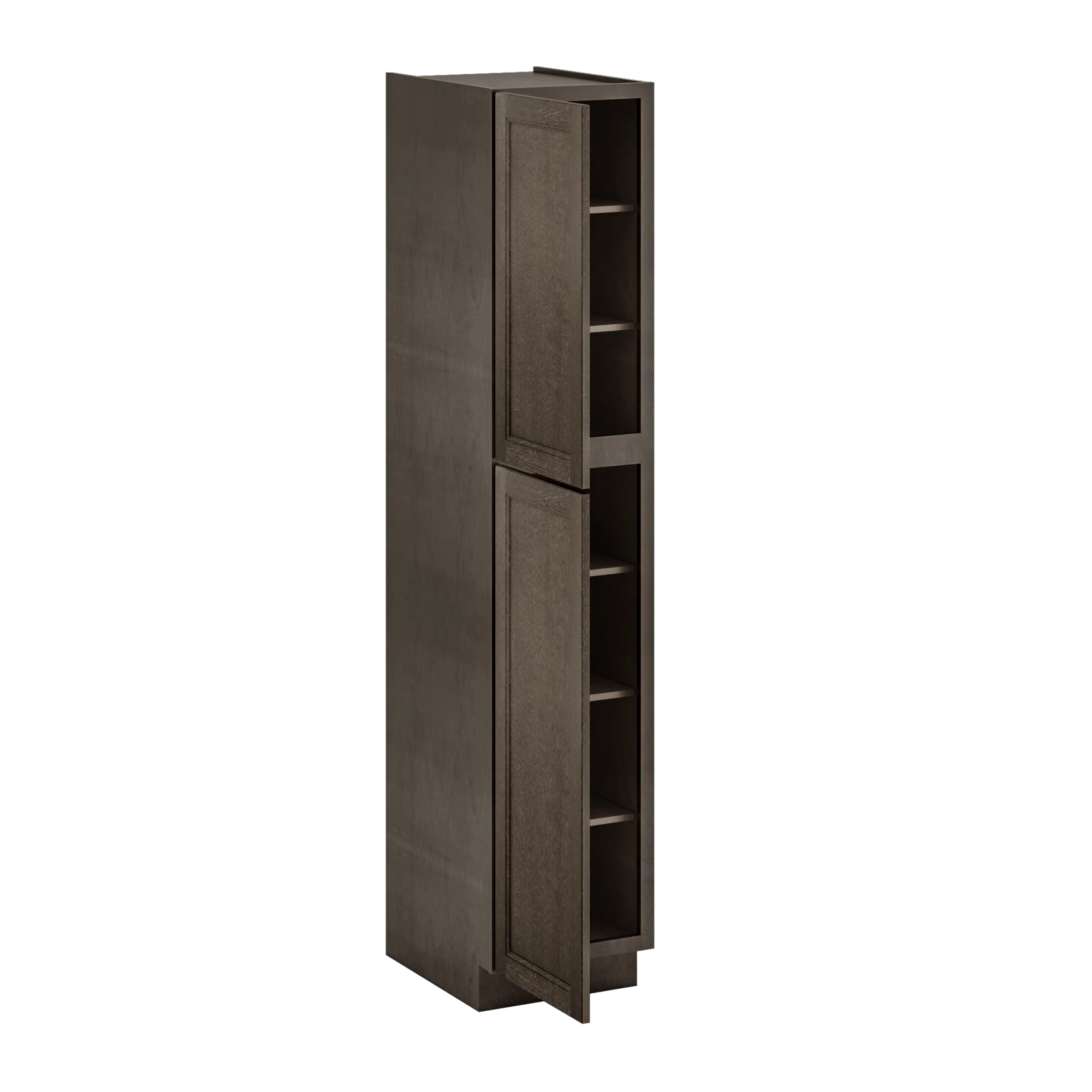 Utility Kitchen Cabinet U1890 Milan Slate 18 in. width 90 in. height 24 in. depth - Image 4