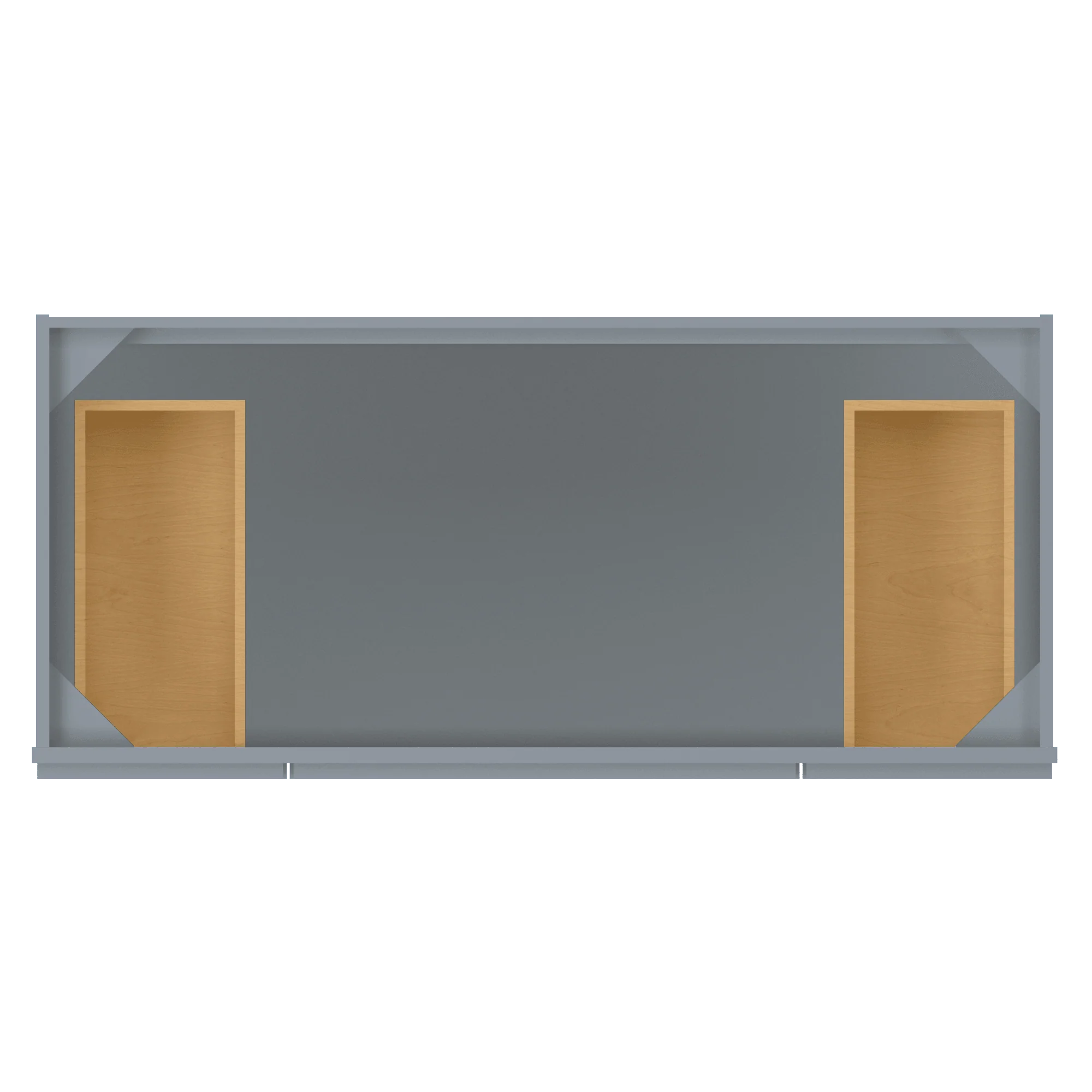 48 W x 21 D x 34.5 H Vanity Sink Base Cabinet - Colonial Gray - Image 8