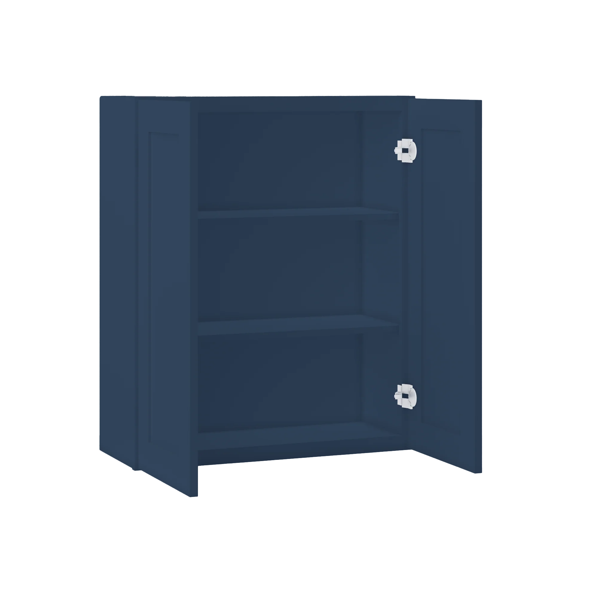 Wall Kitchen Cabinet W3036 Danbury Blue LessCare 30 in. width 36 in. height 12 in. depth - Image 4
