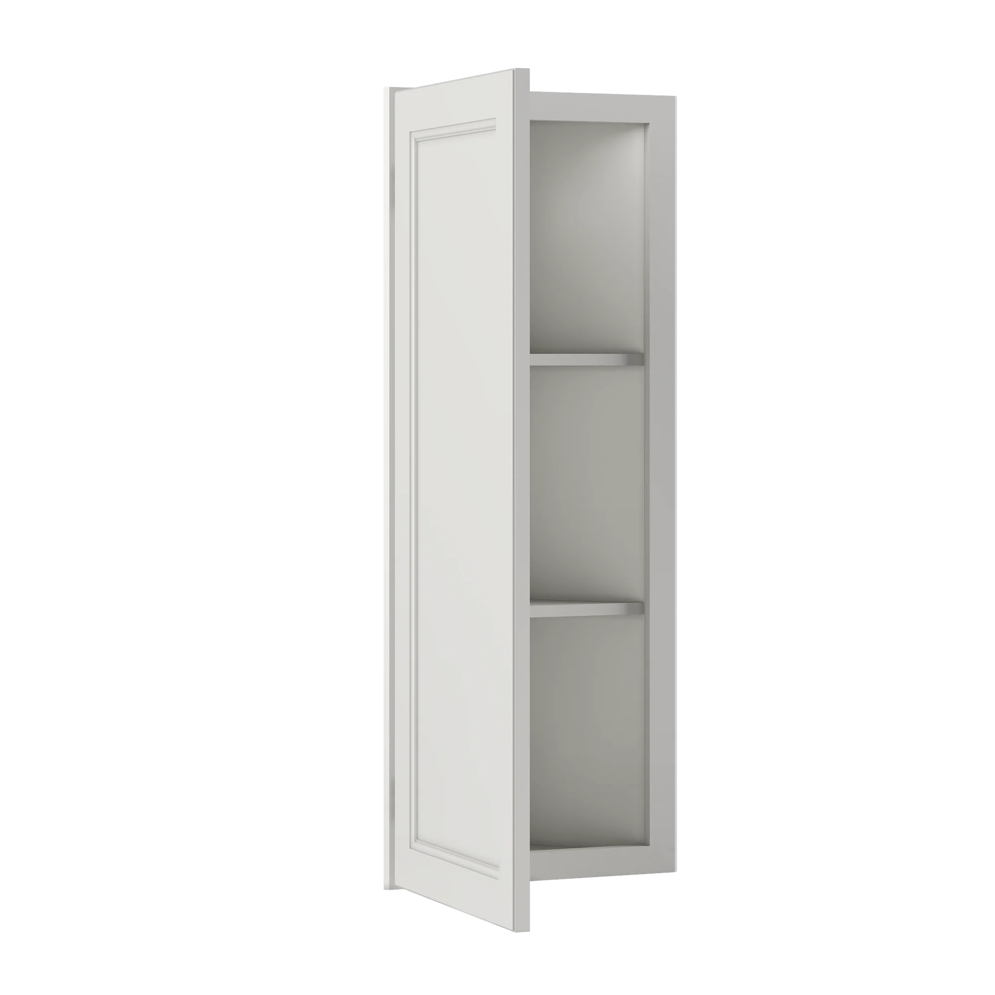 Wall End Kitchen Cabinet WEC1242 Milan Pearl 12 in. width 42 in. height 12 in. depth - Image 4