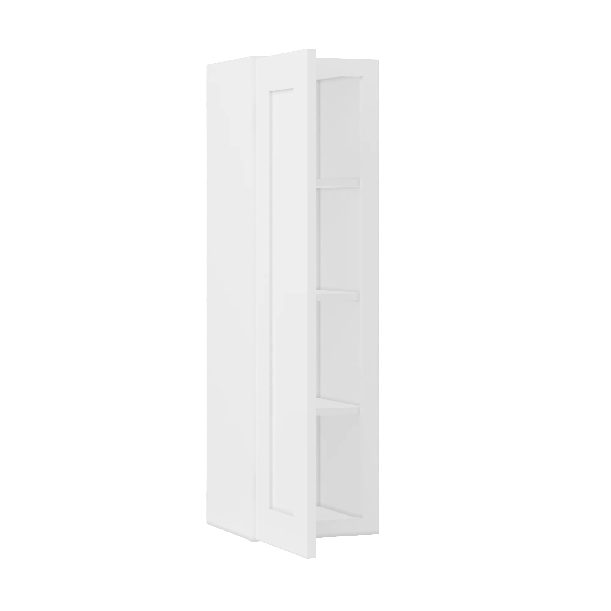 Wall Kitchen Cabinet W1242 Alpina White LessCare 12 in. width 42 in. height 12 in. depth - Image 3