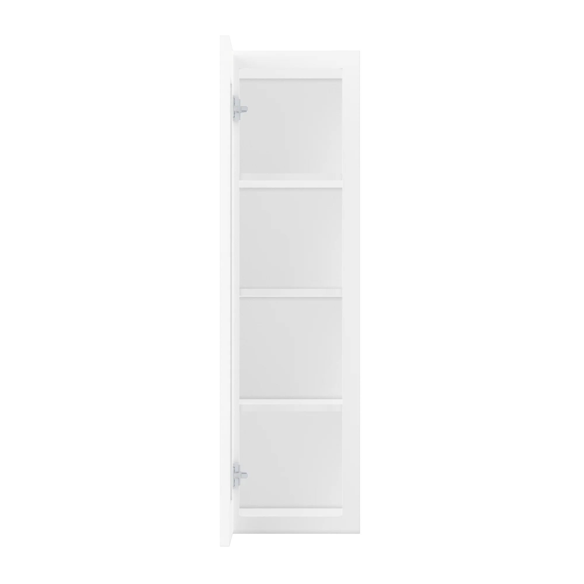 Wall Kitchen Cabinet W1242 Alpina White LessCare 12 in. width 42 in. height 12 in. depth - Image 4