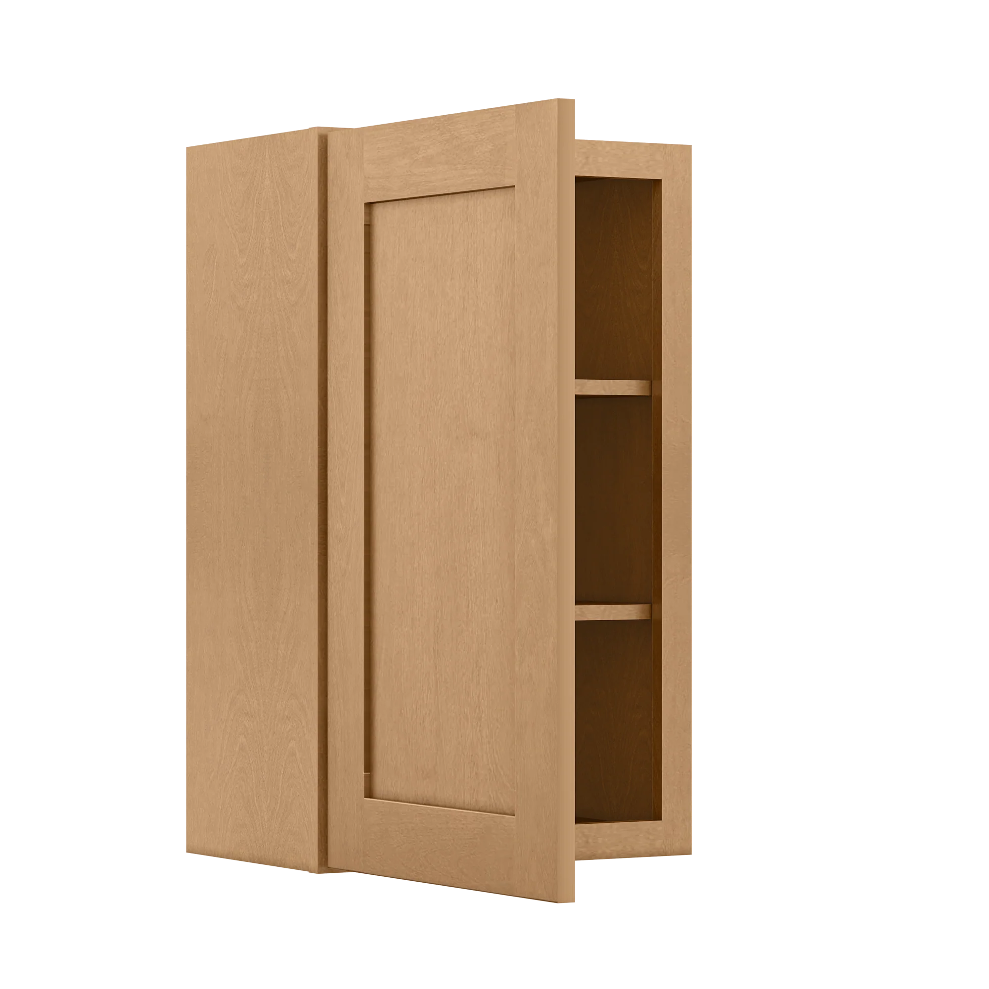 Wall Kitchen Cabinet W1830 Shaker Toffee LessCare 18 in. width 30 in. height 12 in. depth - Image 4
