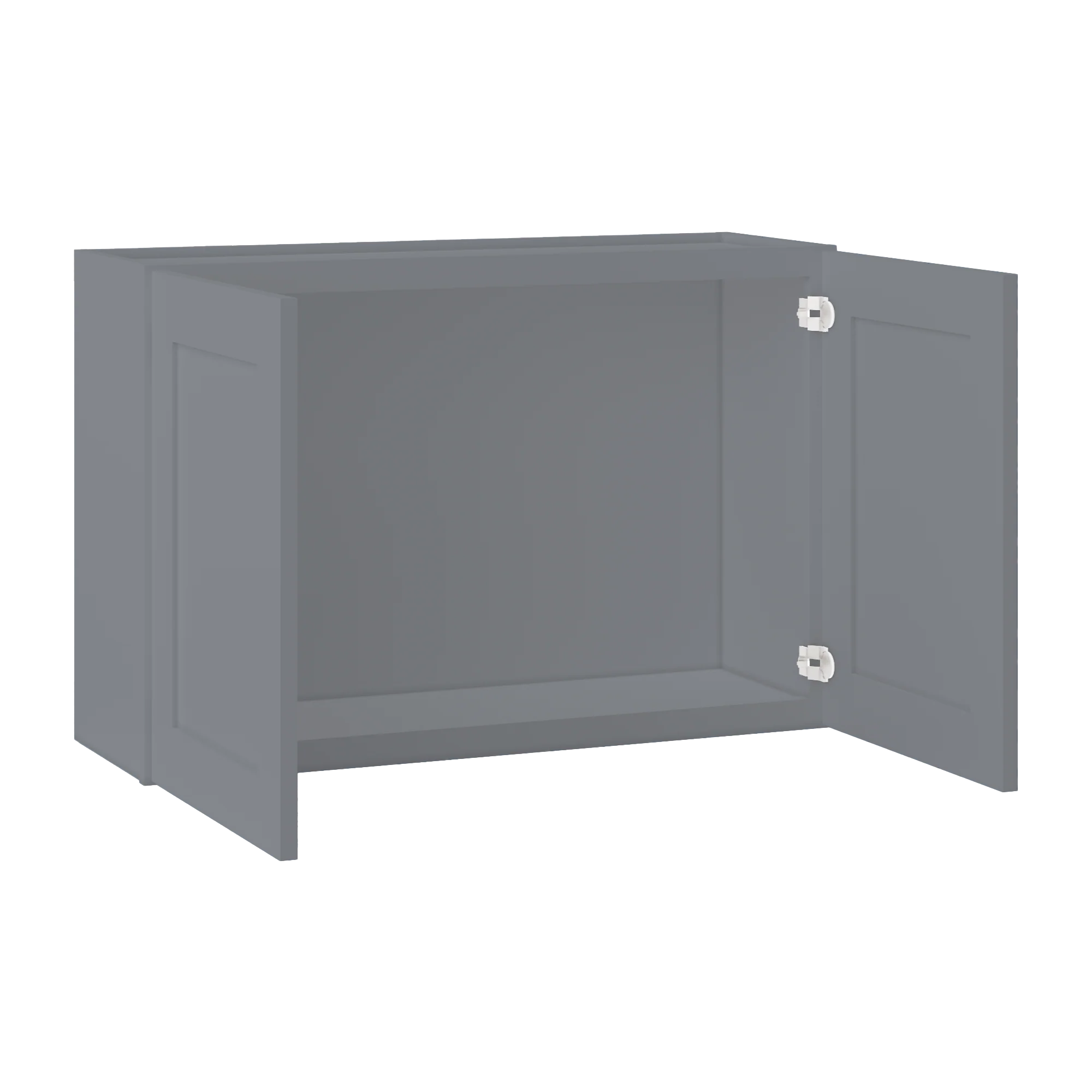 Wall Kitchen Cabinet W3624 Colonial Gray LessCare 36 in. width 24 in. height 12 in. depth - Image 4