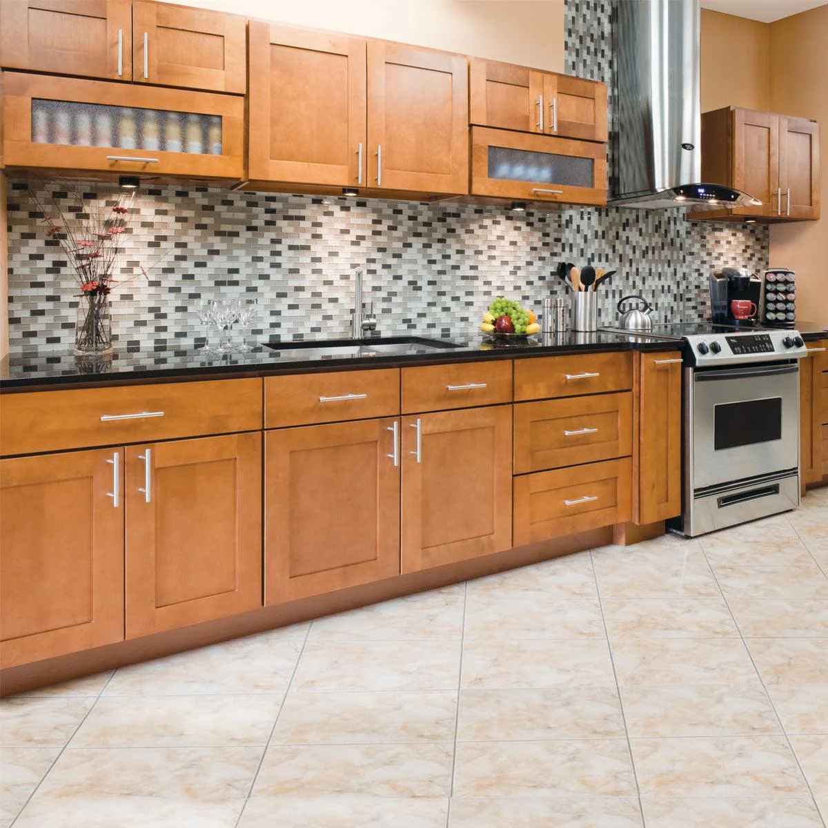 Wall Kitchen Cabinet W4830 Newport LessCare 48 in. width 30 in. height 12 in. depth - Image 8