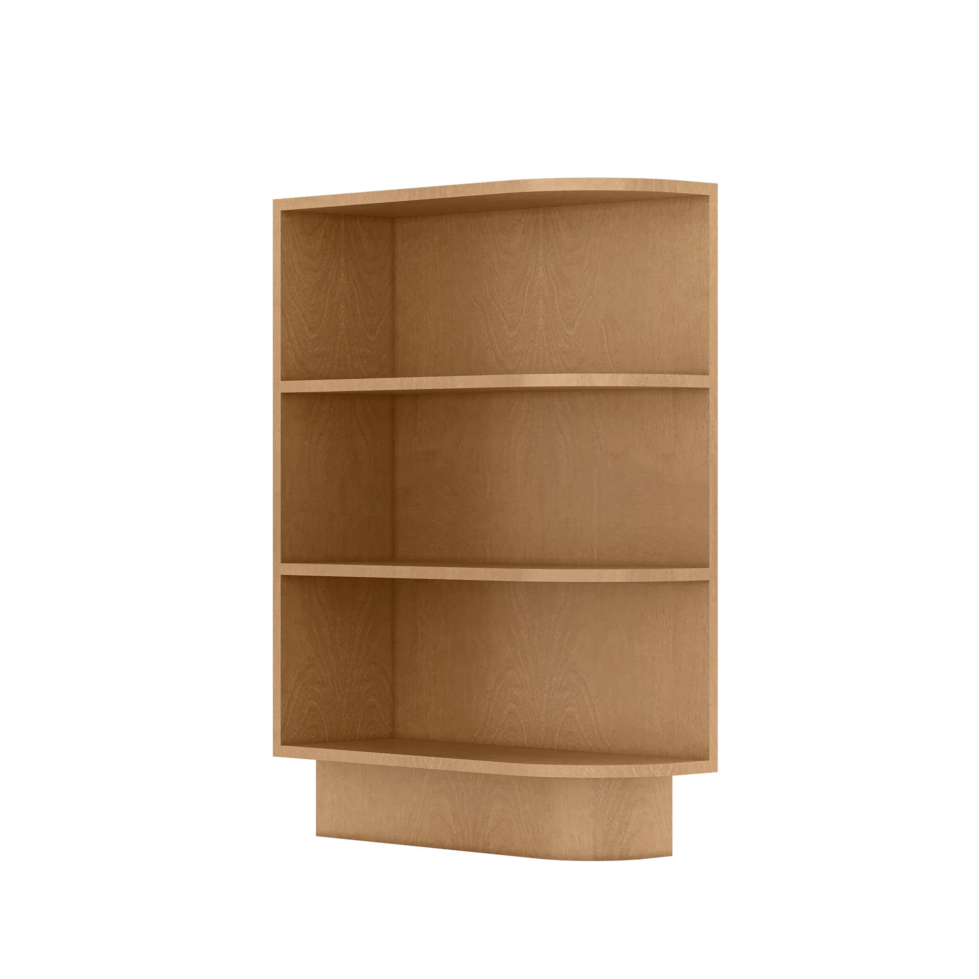 What-Not Shelf Base Kitchen Cabinet BWNT9 Shaker Toffee LessCare 9 in. width 34.5 in. height 24 in. depth - Image 2