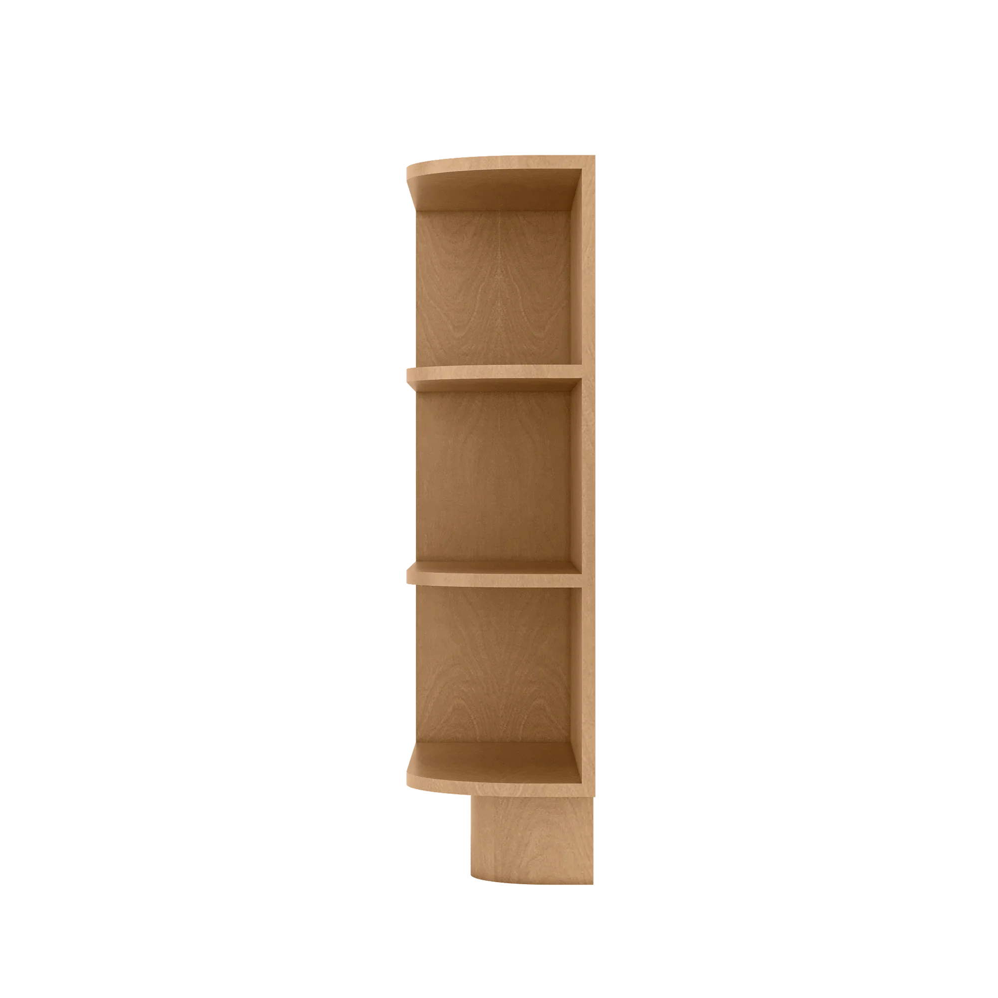 What-Not Shelf Base Kitchen Cabinet BWNT9 Shaker Toffee LessCare 9 in. width 34.5 in. height 24 in. depth - Image 3